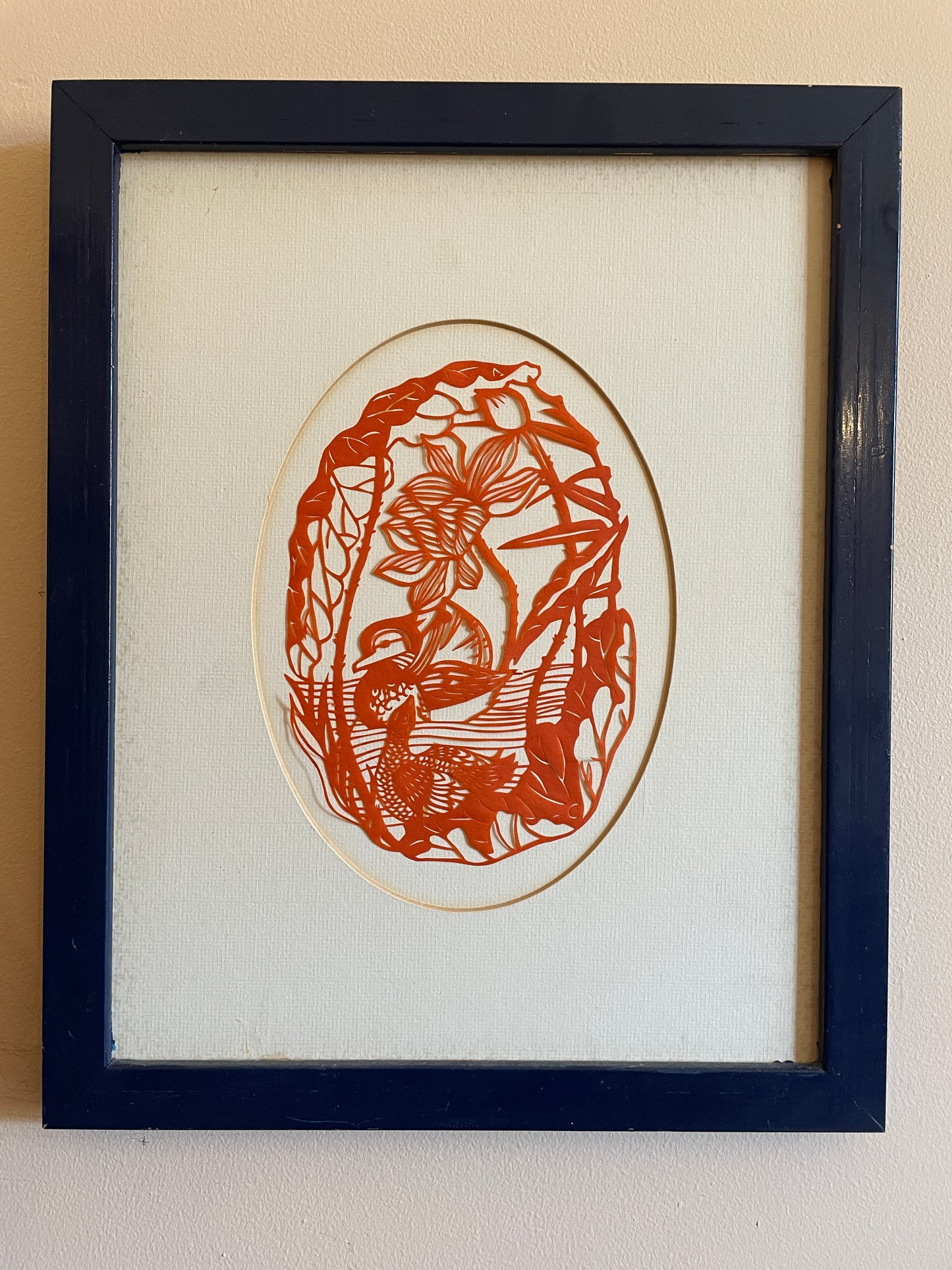 Framed Chinese Paper-Cut