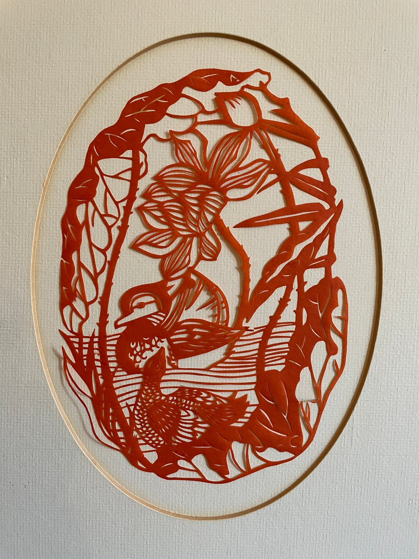 Framed Chinese Paper-Cut