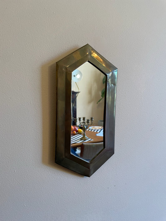 Small Brass Mirror