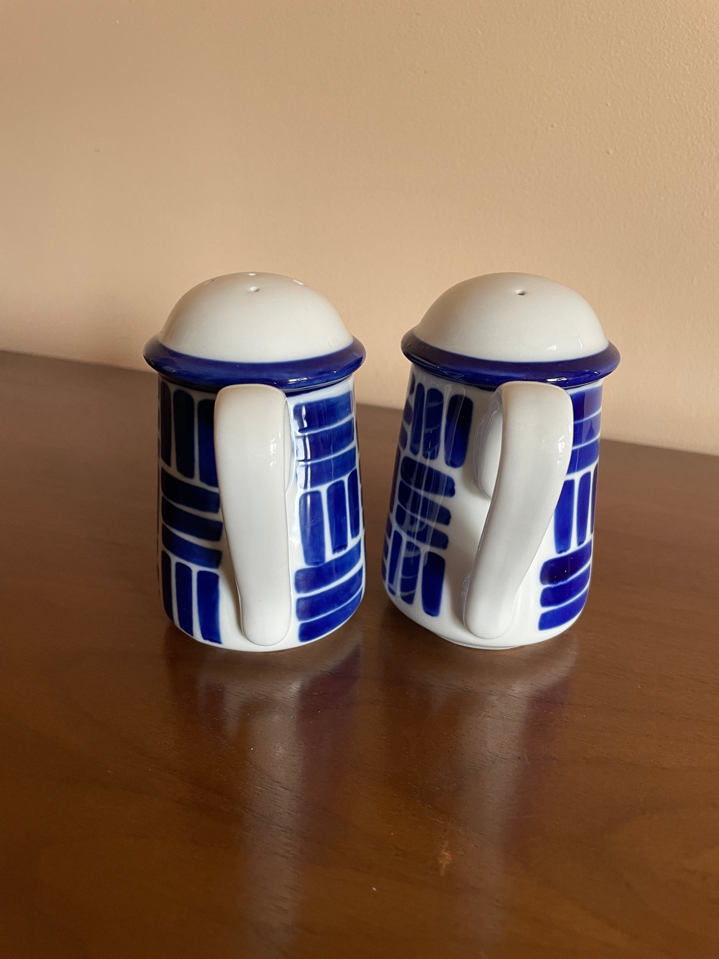 Dansk Herringbone Salt & Pepper Shakers