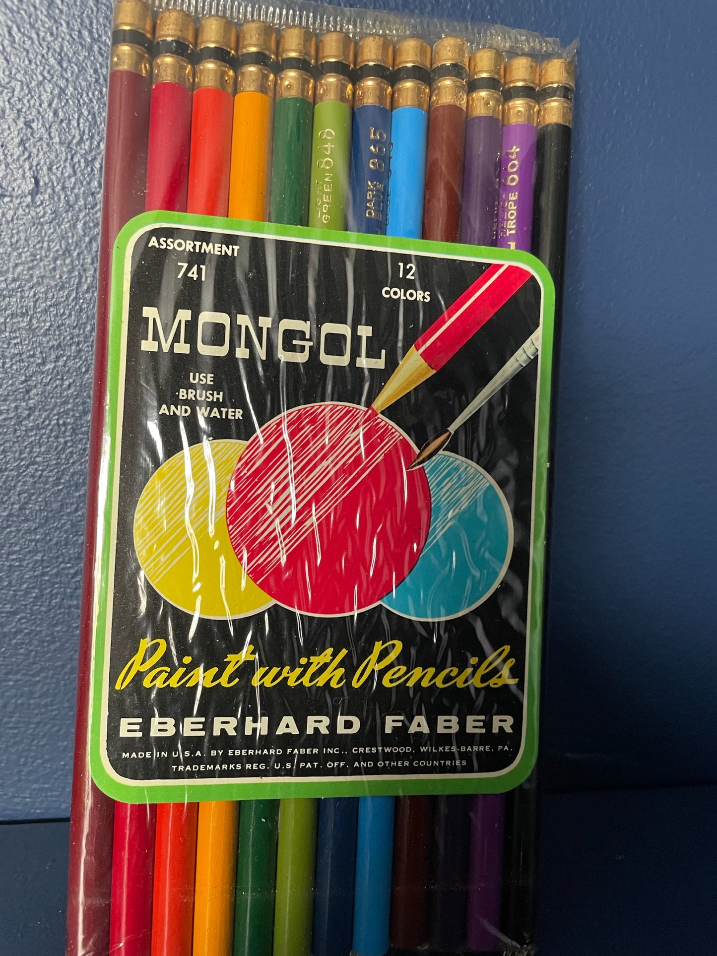 Mongol Paint with Pencils