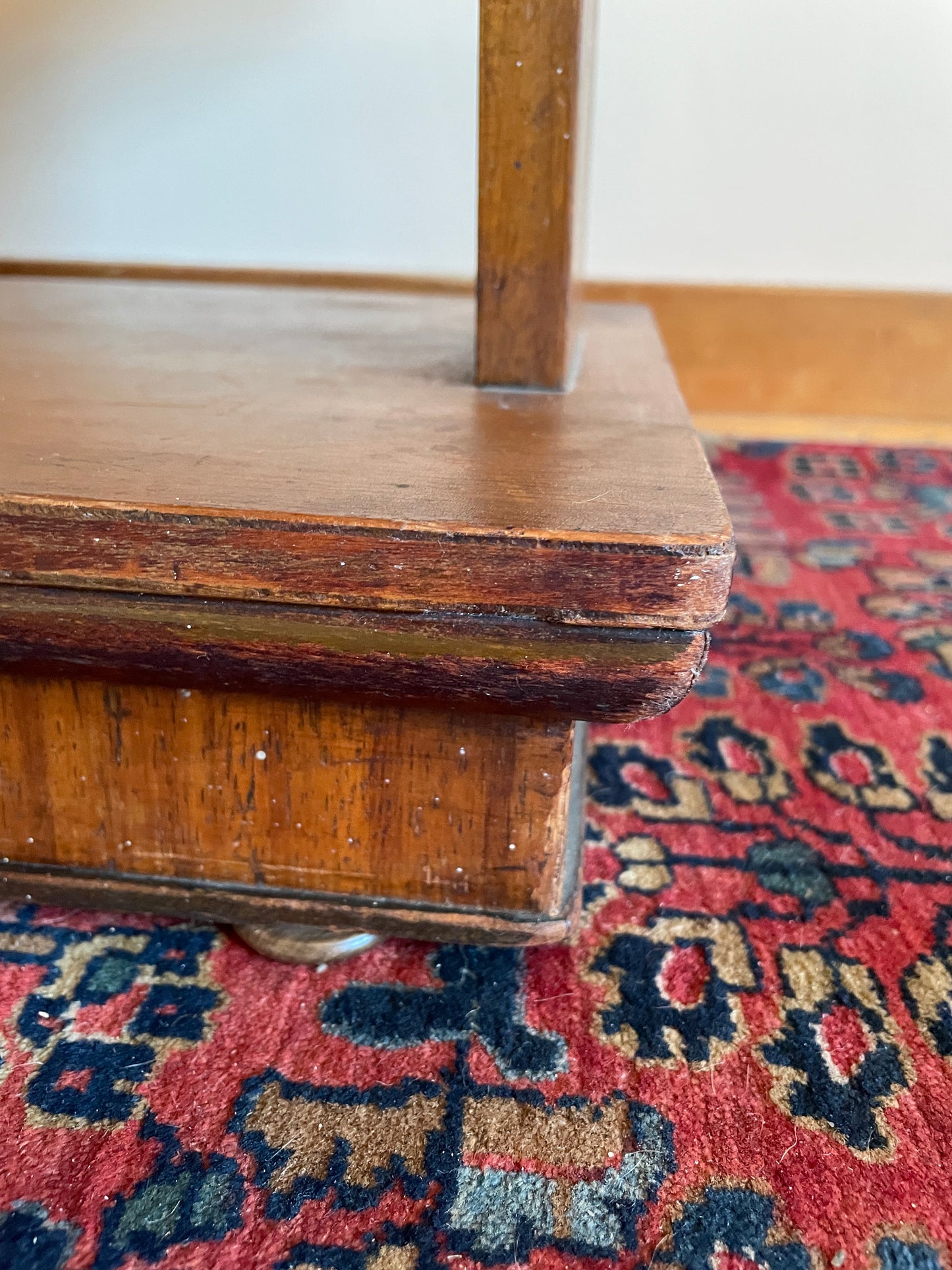 Upholstered Midcentury Foot Rest