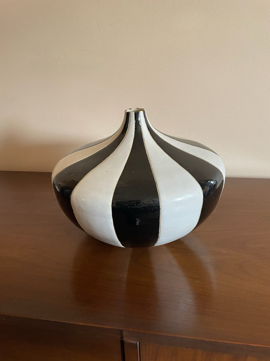 Large Striped Vase