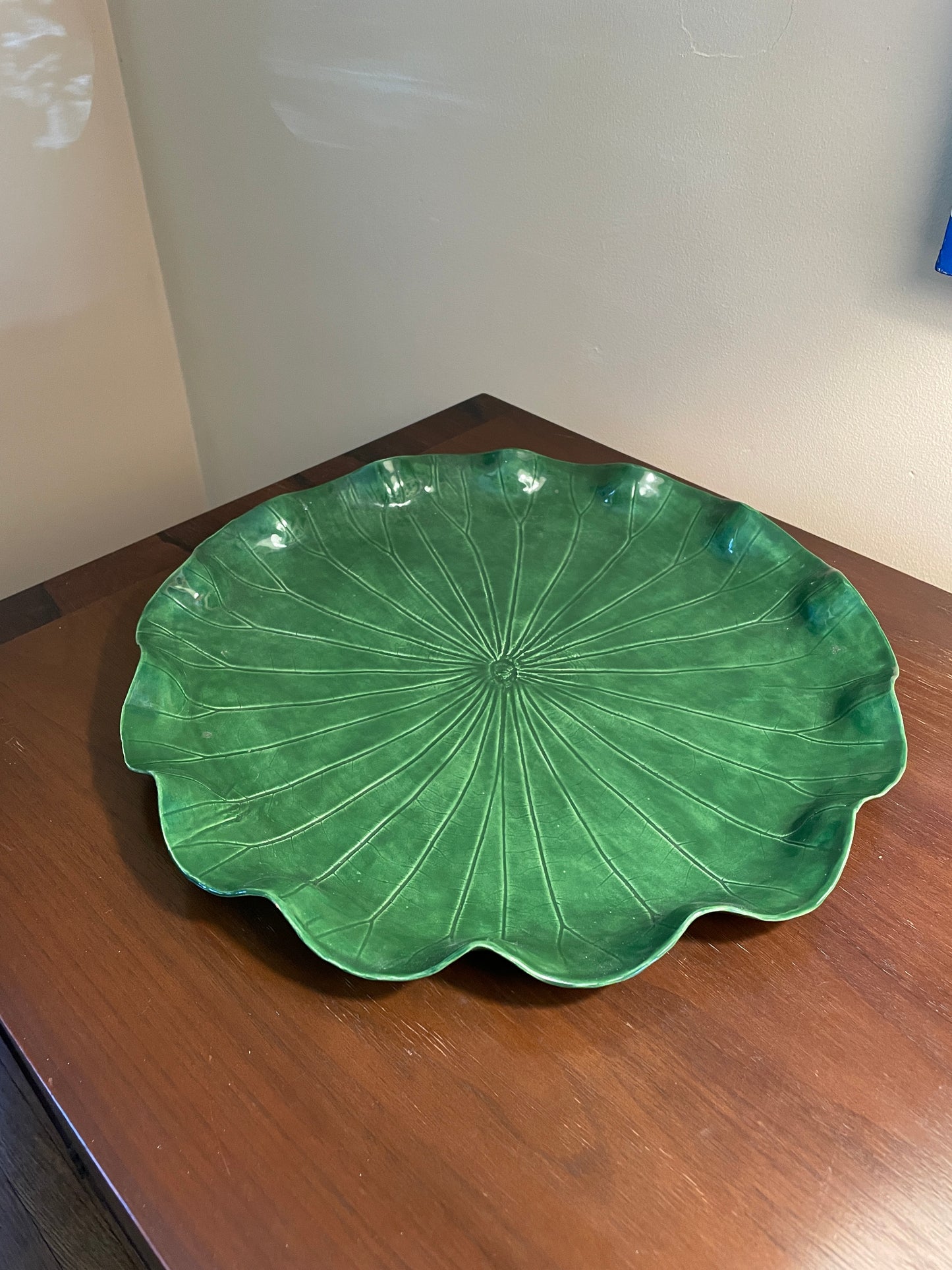 Lotus Leaf Platter by Pat Young