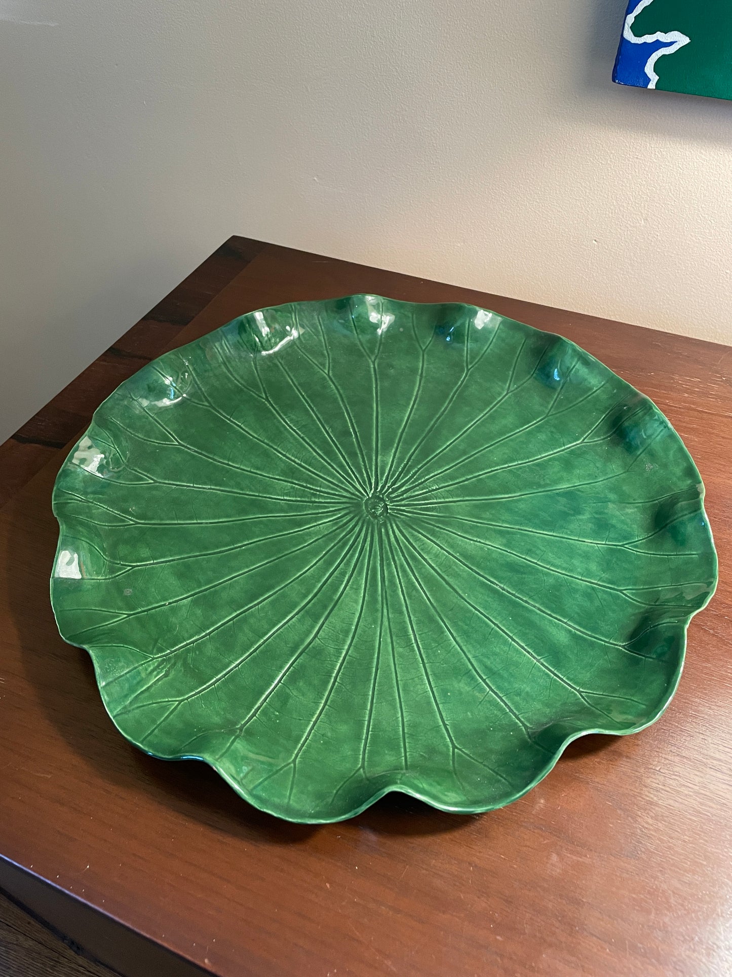 Lotus Leaf Platter by Pat Young