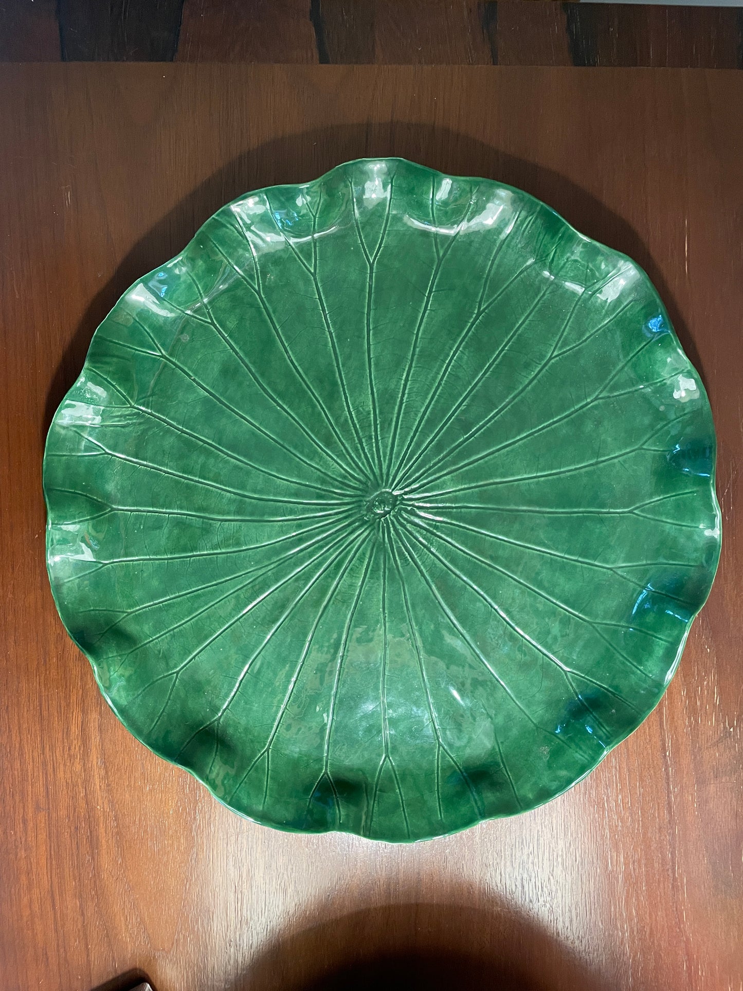 Lotus Leaf Platter by Pat Young