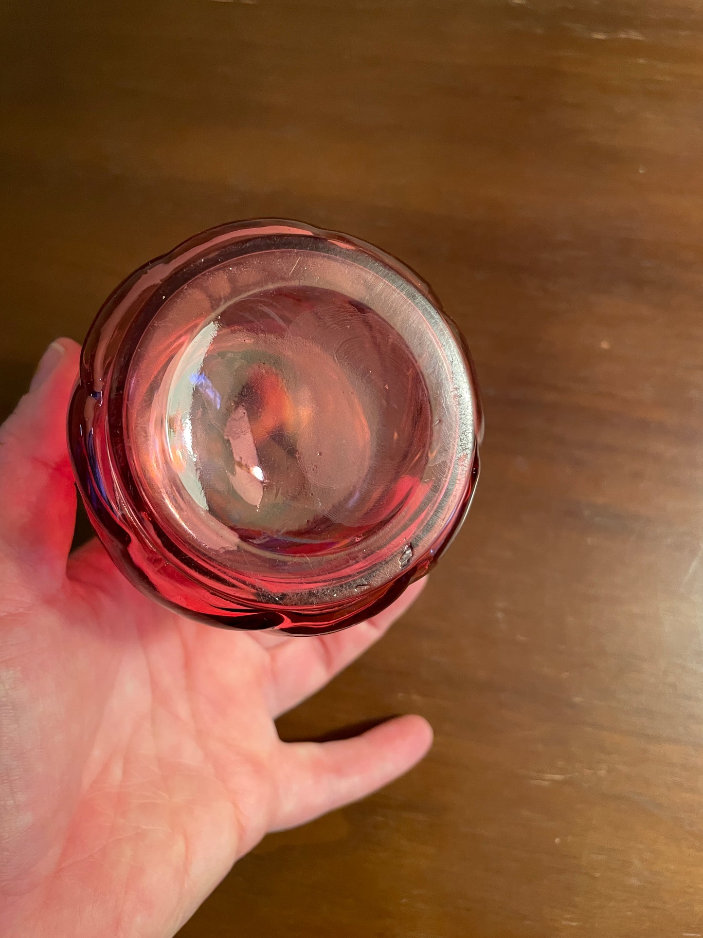 Cranberry Glass Shaker