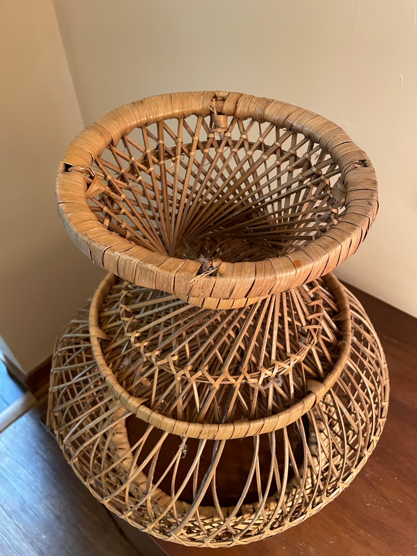 Large Wicker Planter