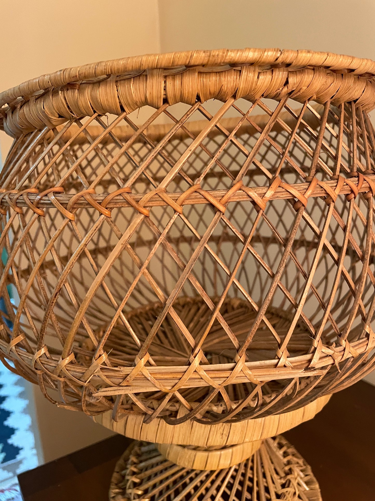 Large Wicker Planter