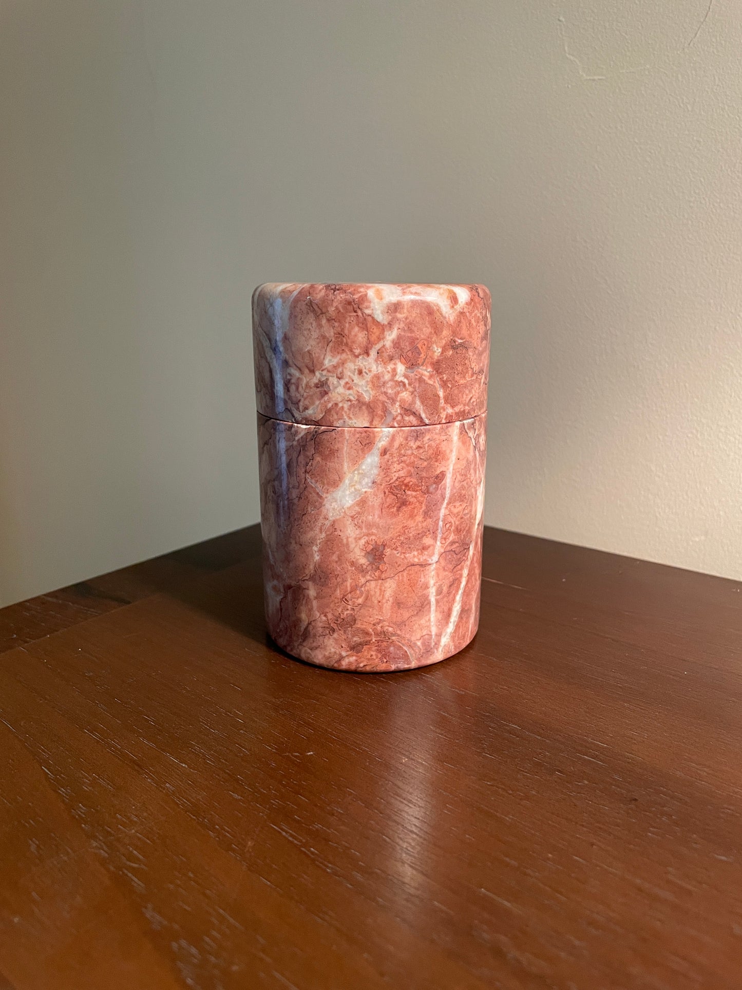 Pink Marble Canister