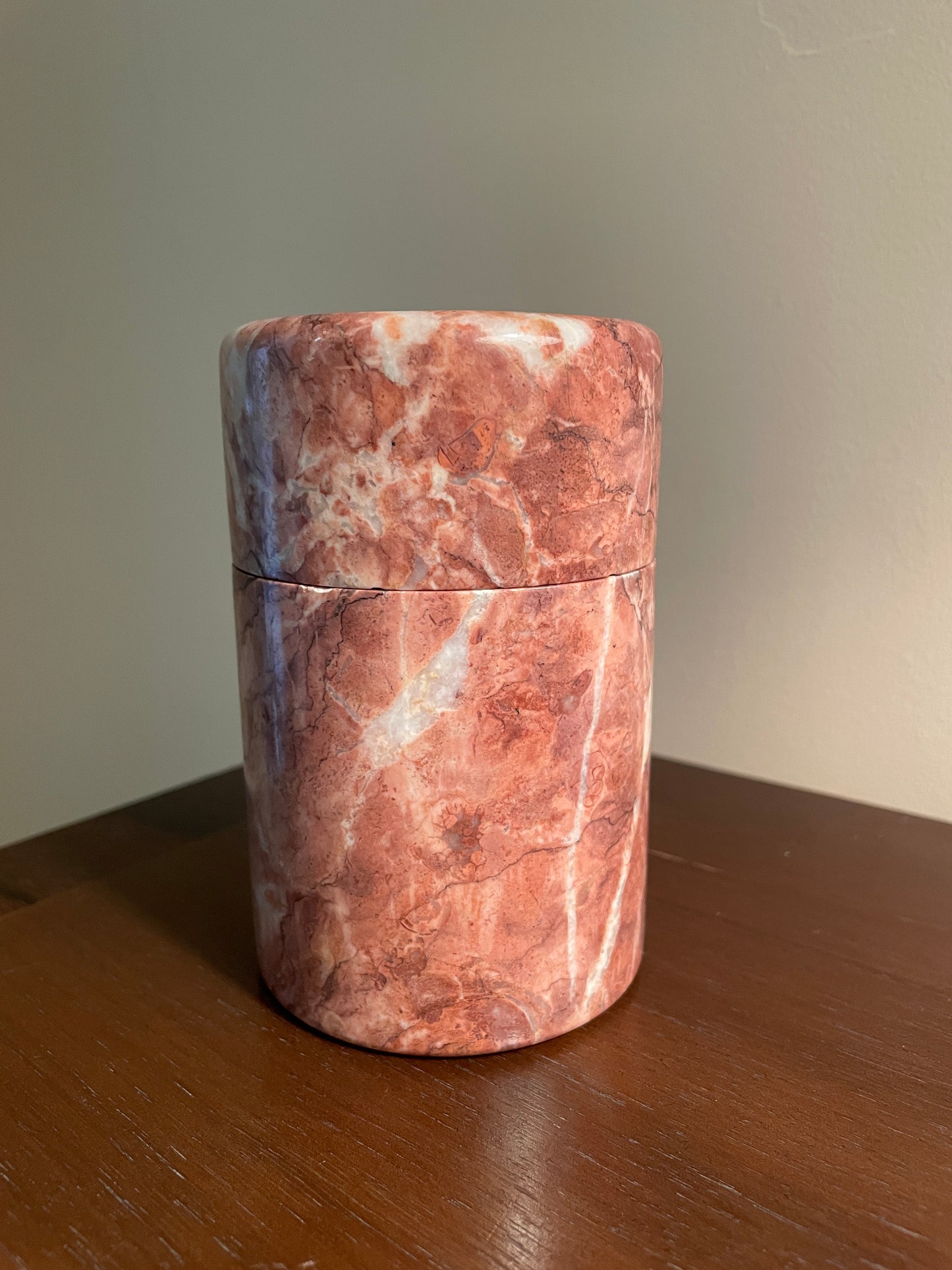 Pink Marble Canister