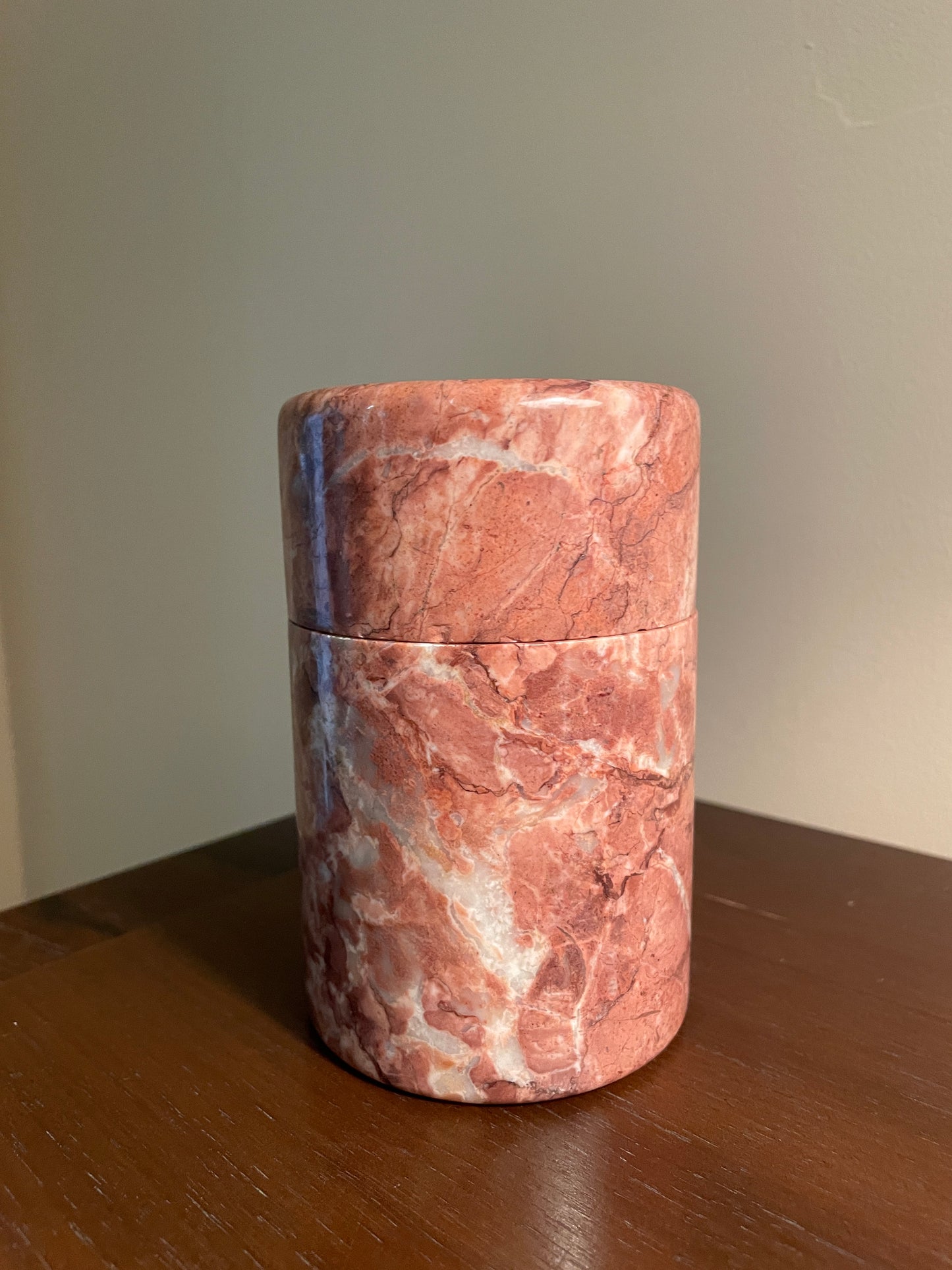 Pink Marble Canister