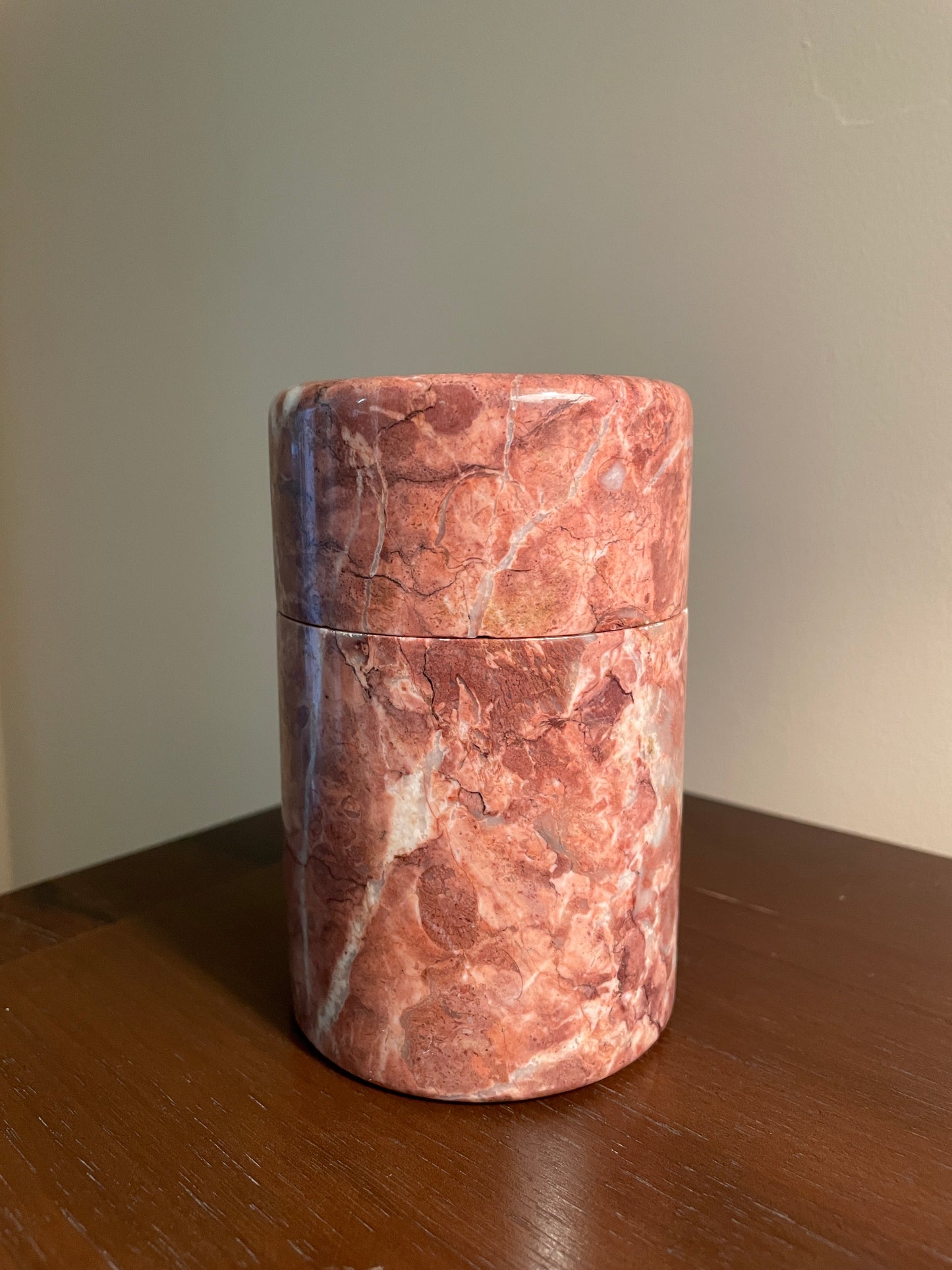 Pink Marble Canister