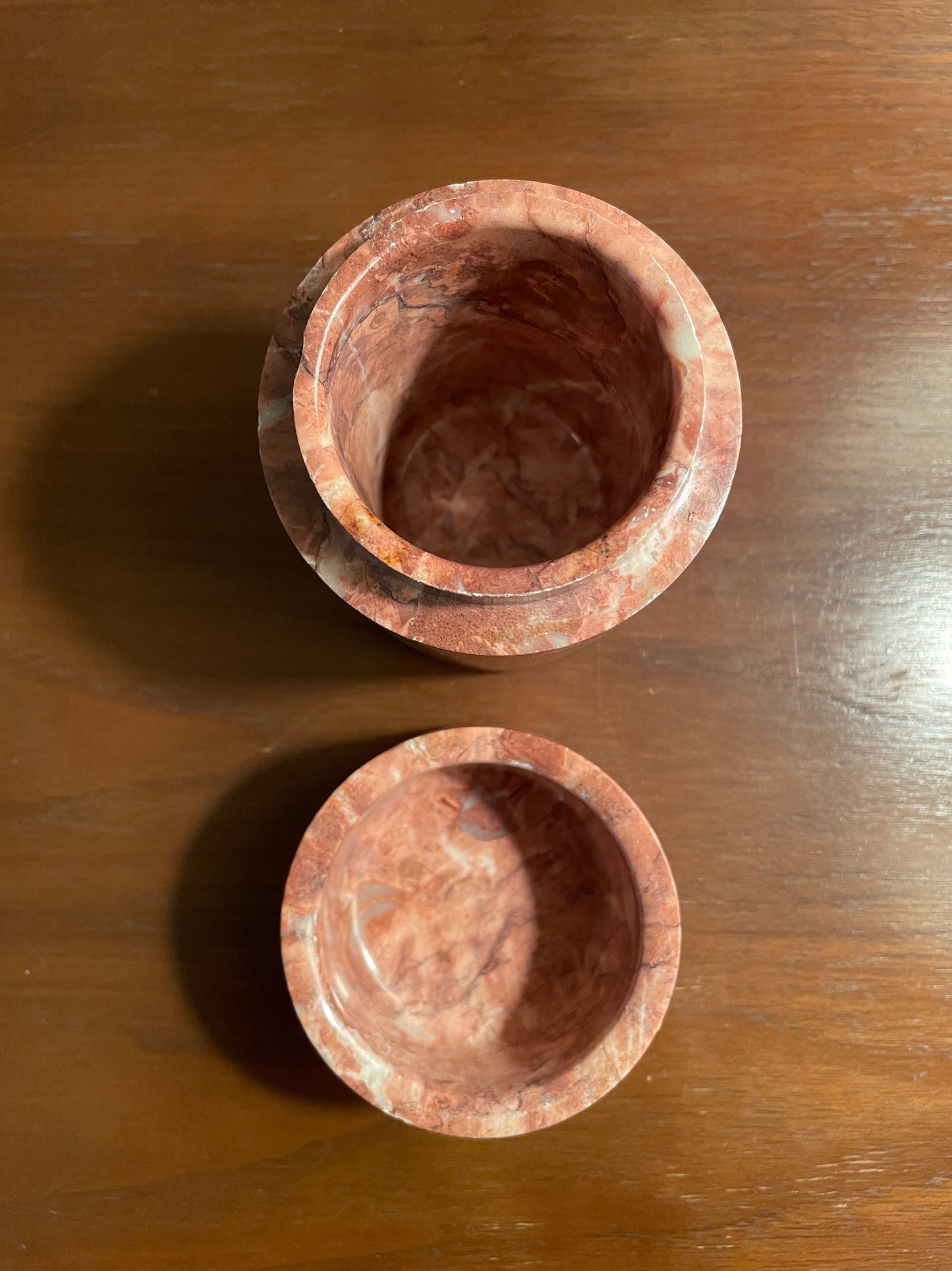 Pink Marble Canister