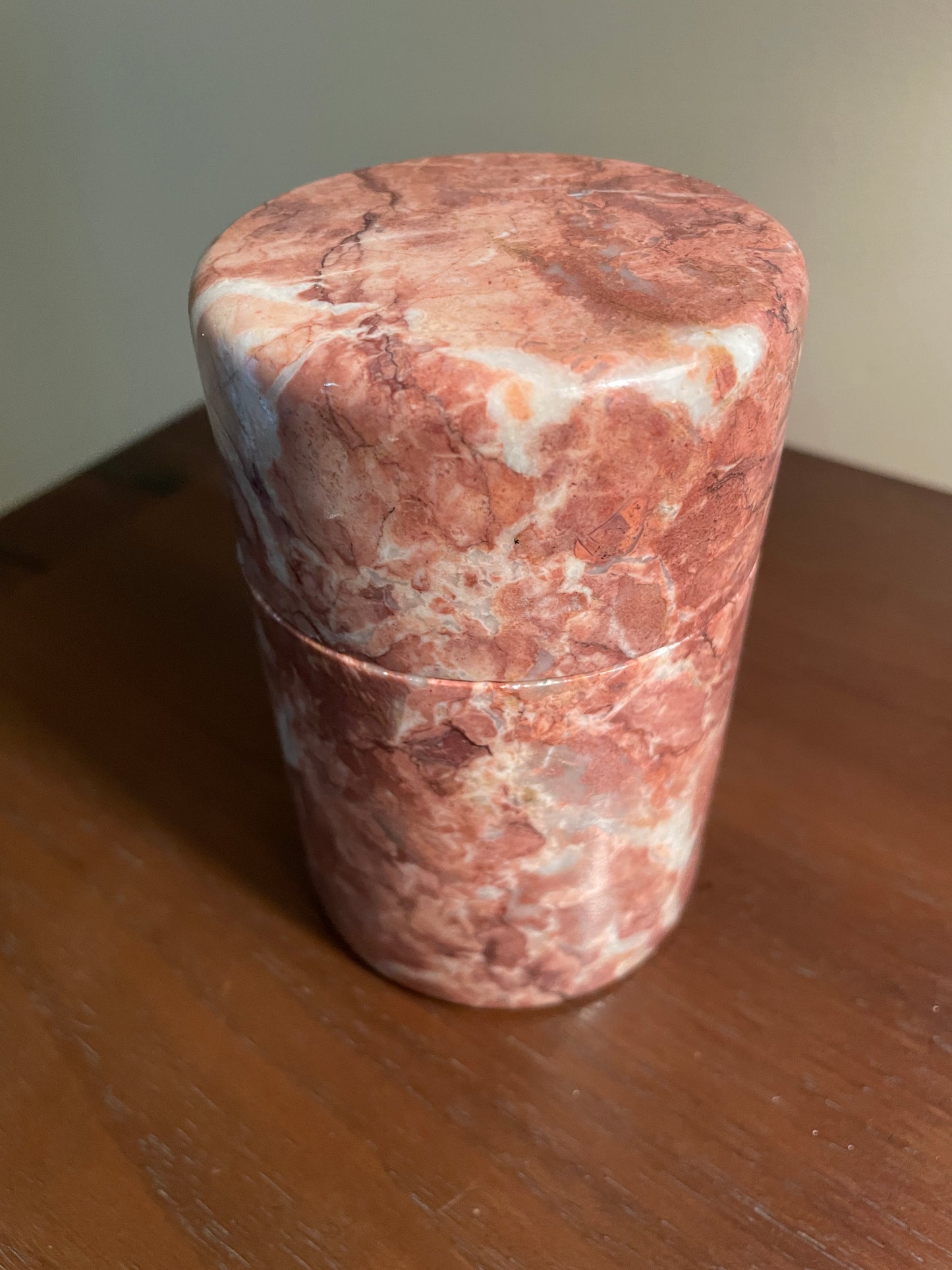 Pink Marble Canister