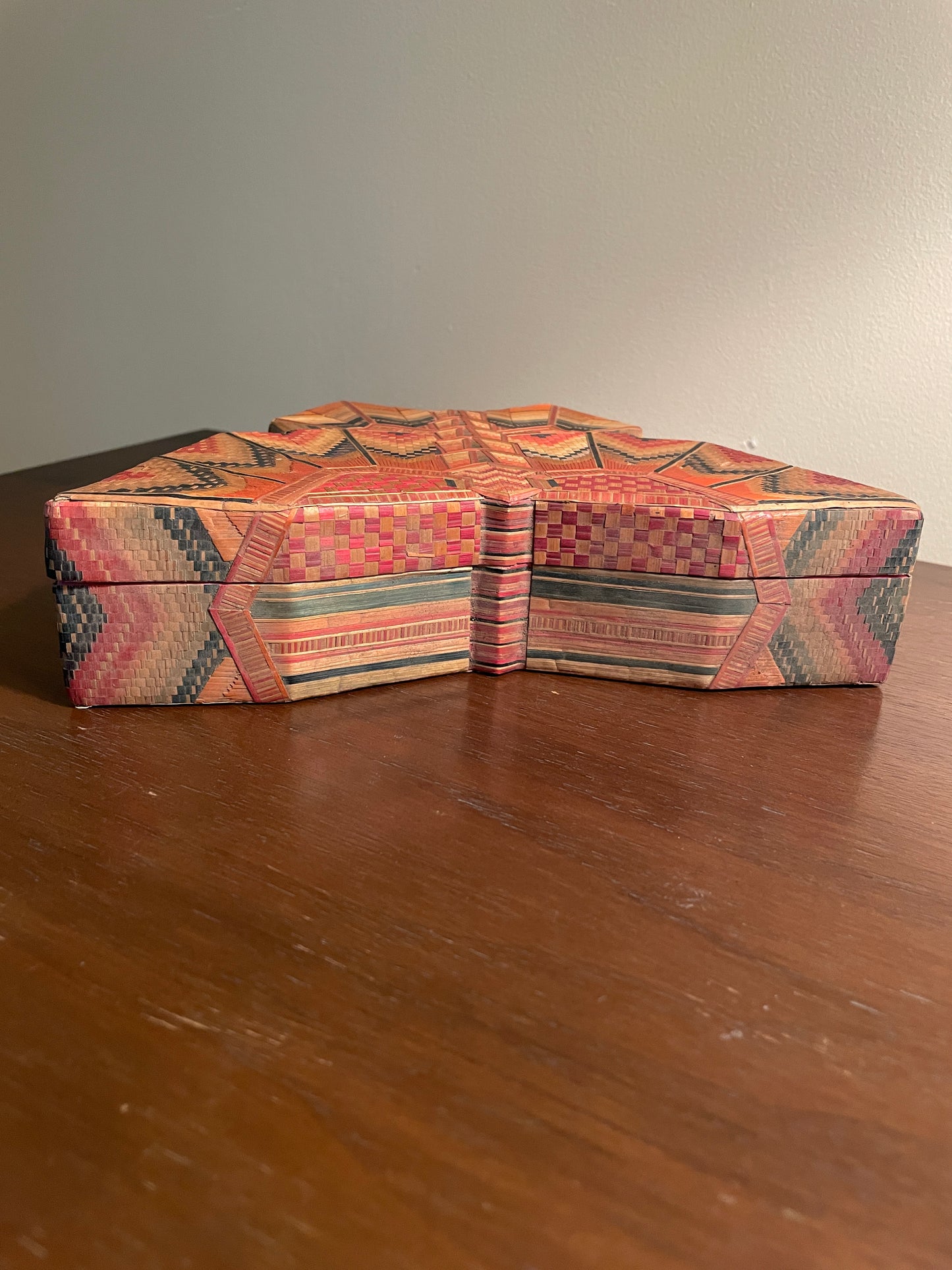 Woven Butterfly Trinket Box