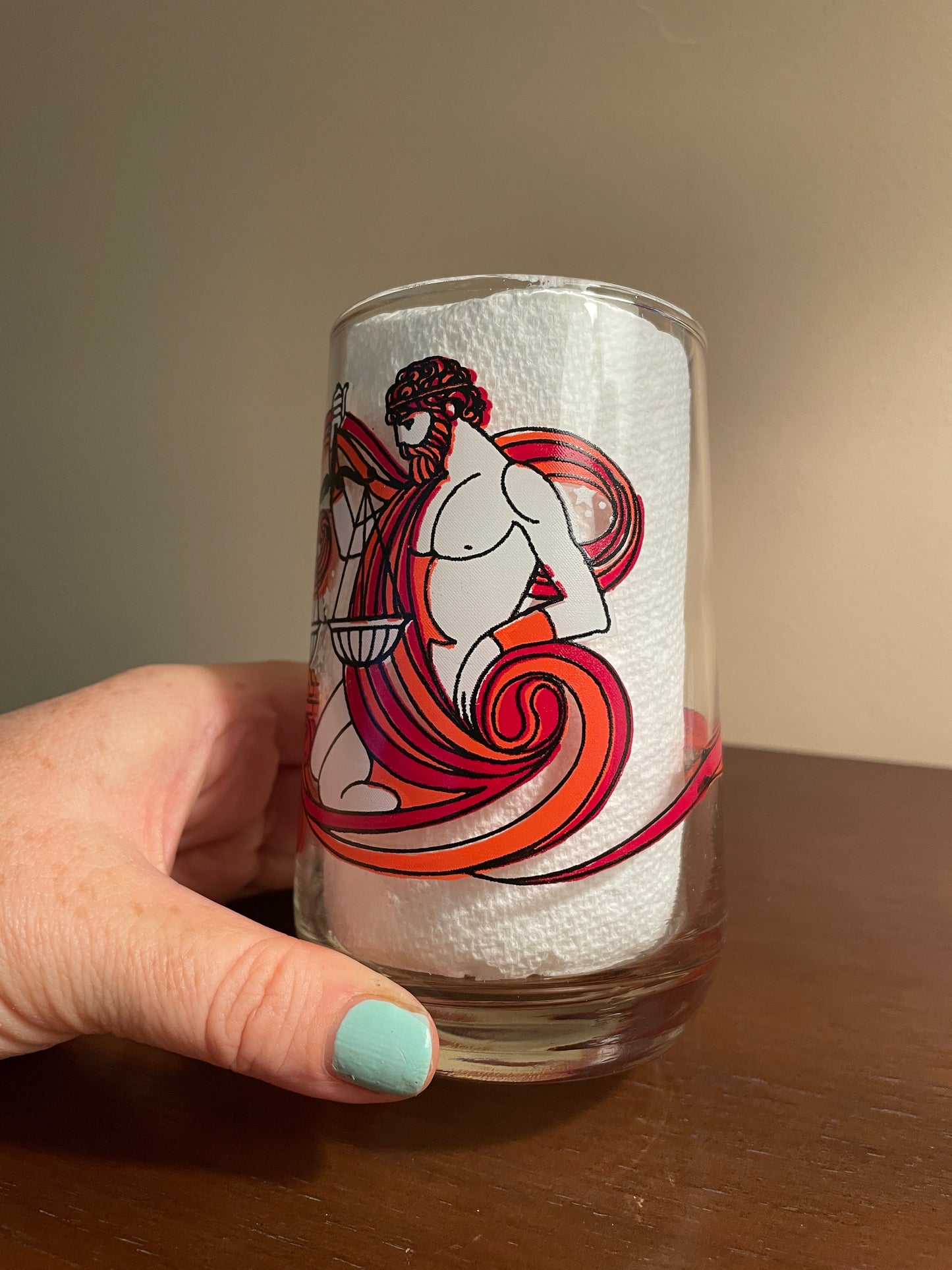 Libra Zodiac Glass