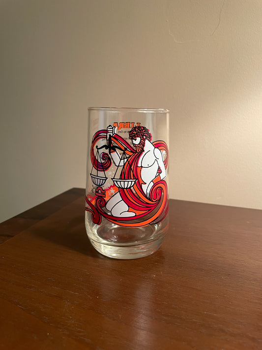 Libra Zodiac Glass