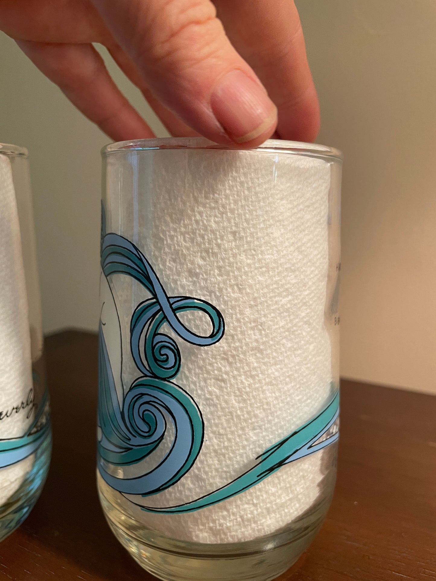 Pair of Aquarius Zodiac Glasses