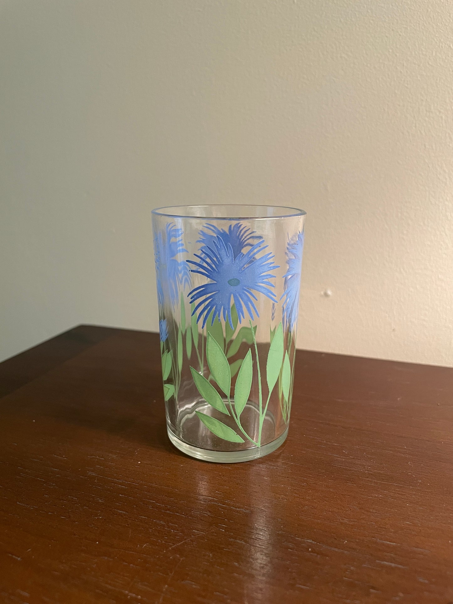 Blue Cornflower Juice Glass