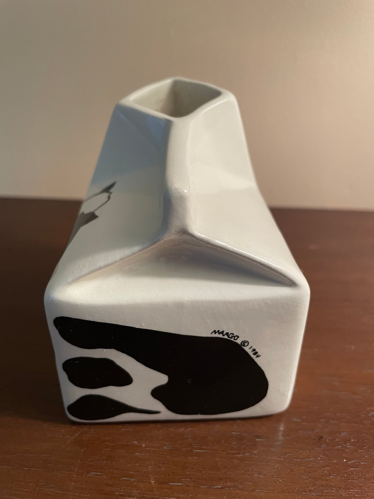 Holstein Black and White Carton Creamer