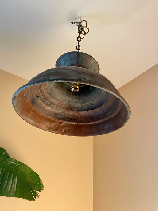 Industrial Copper Pendant