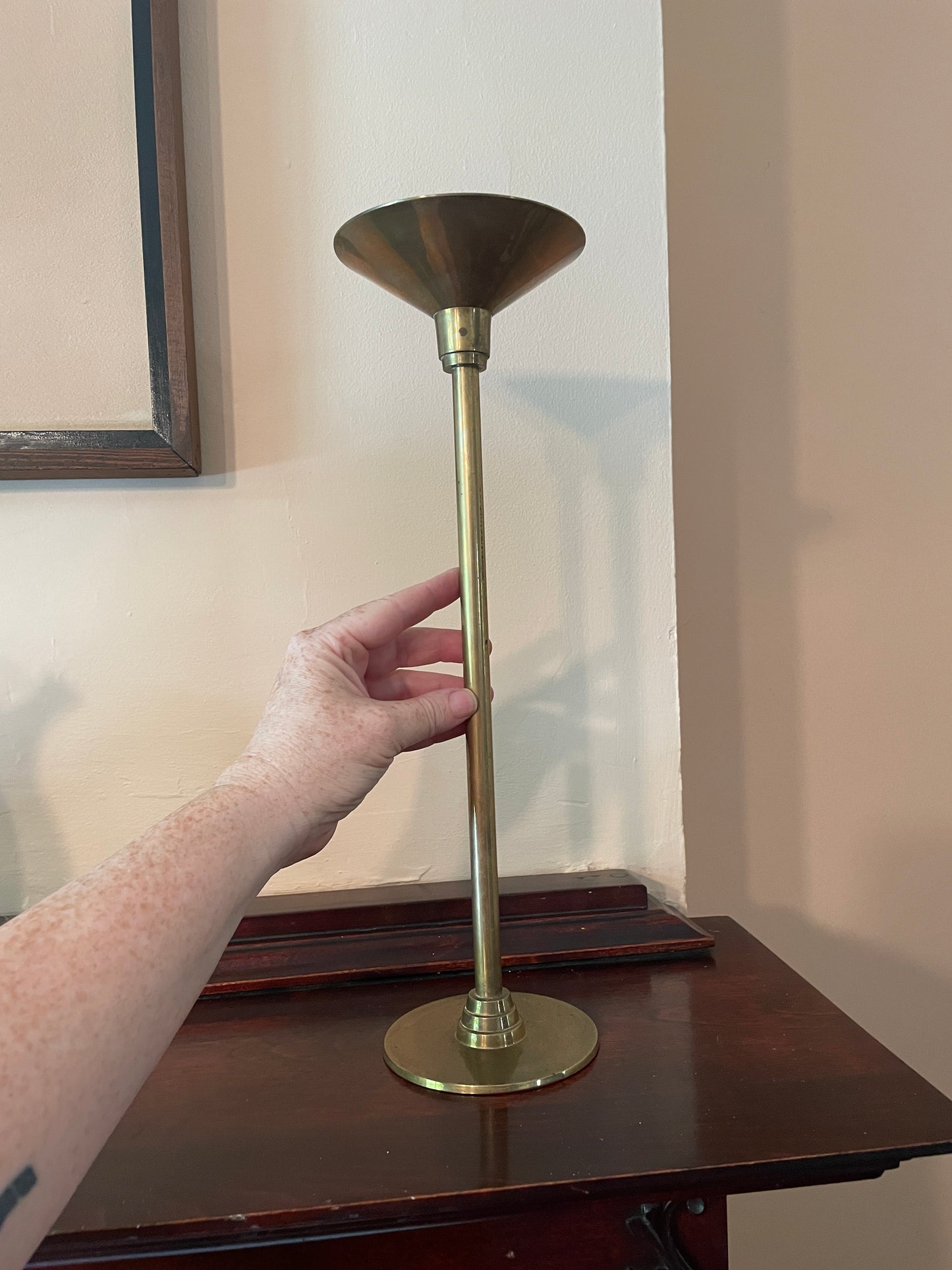 Large Brass Candlestick