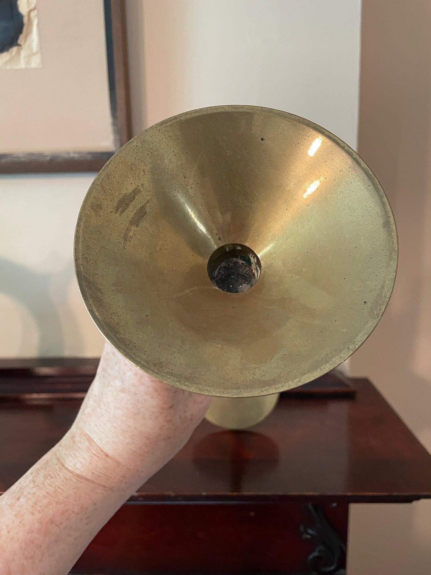 Large Brass Candlestick