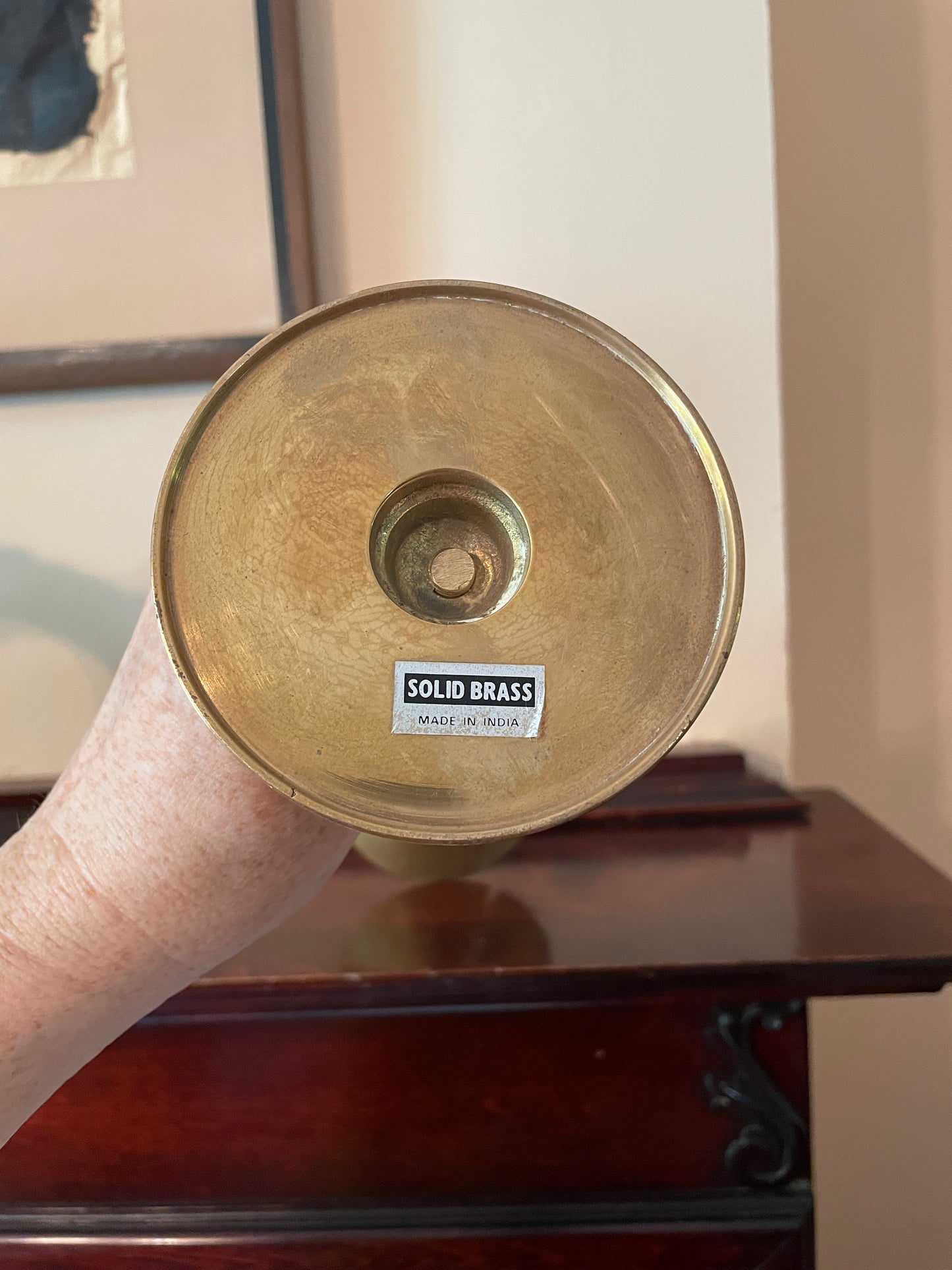 Large Brass Candlestick