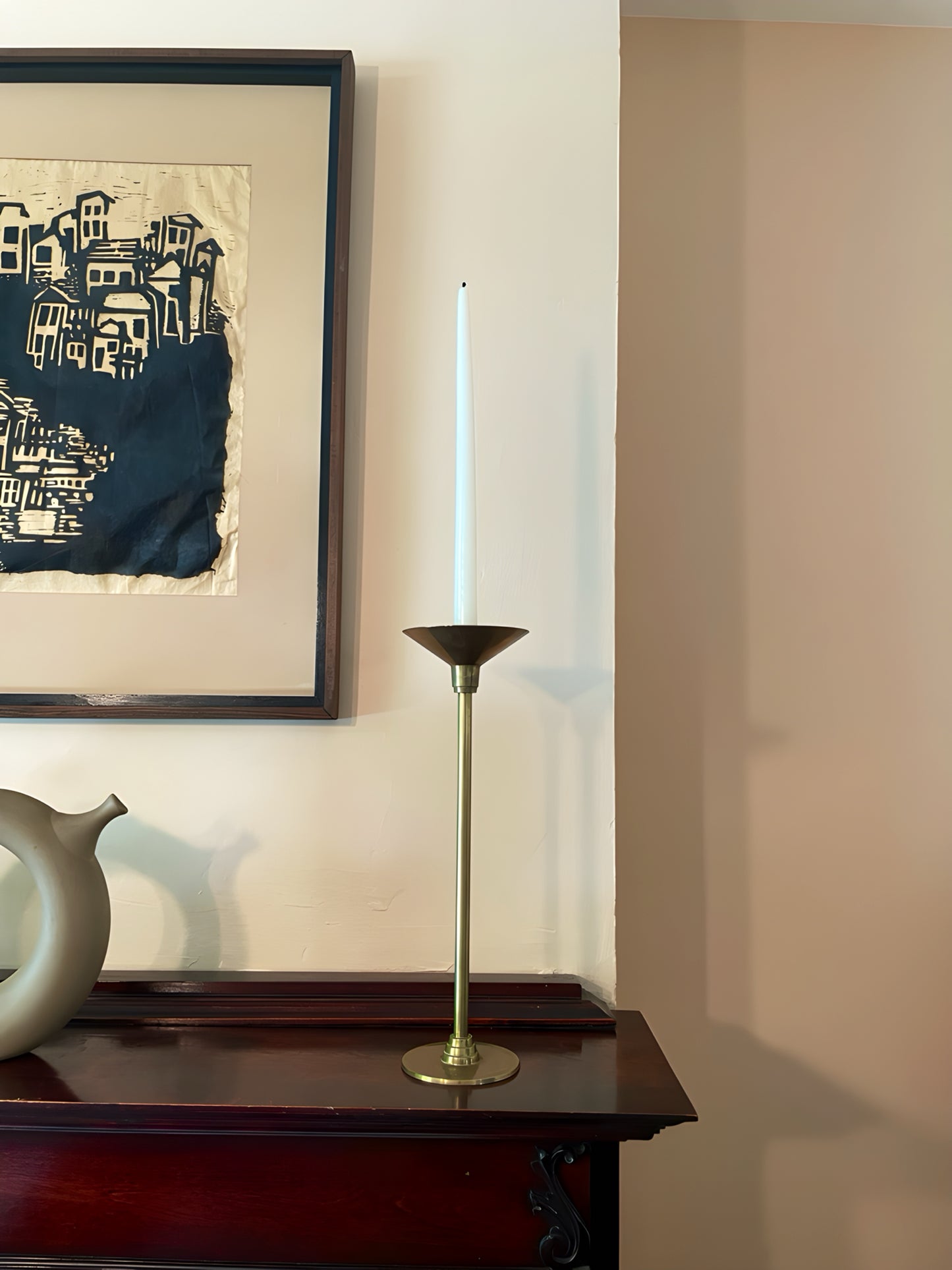 Large Brass Candlestick