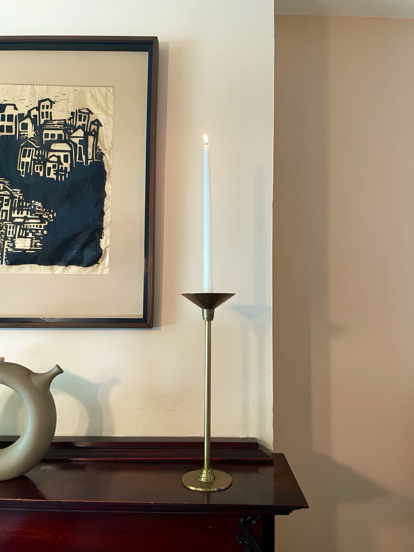 Large Brass Candlestick