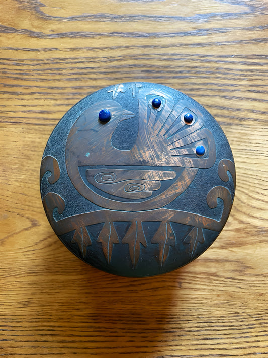 Chilean Copper Trinket Box