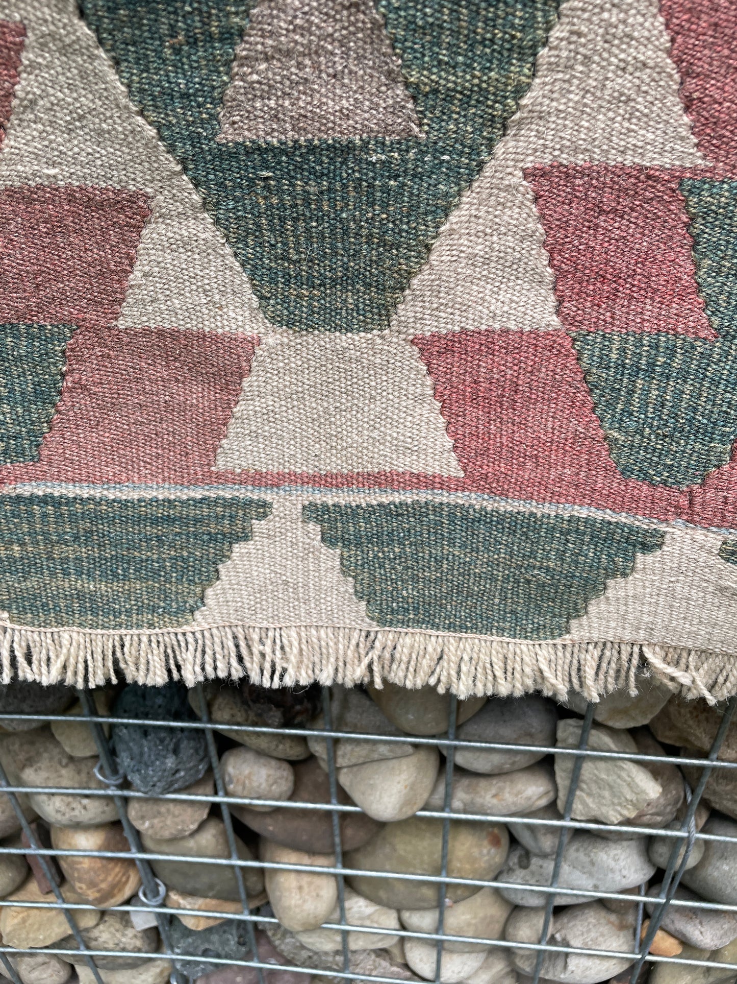 Turkish Kilim in Muted Pastels