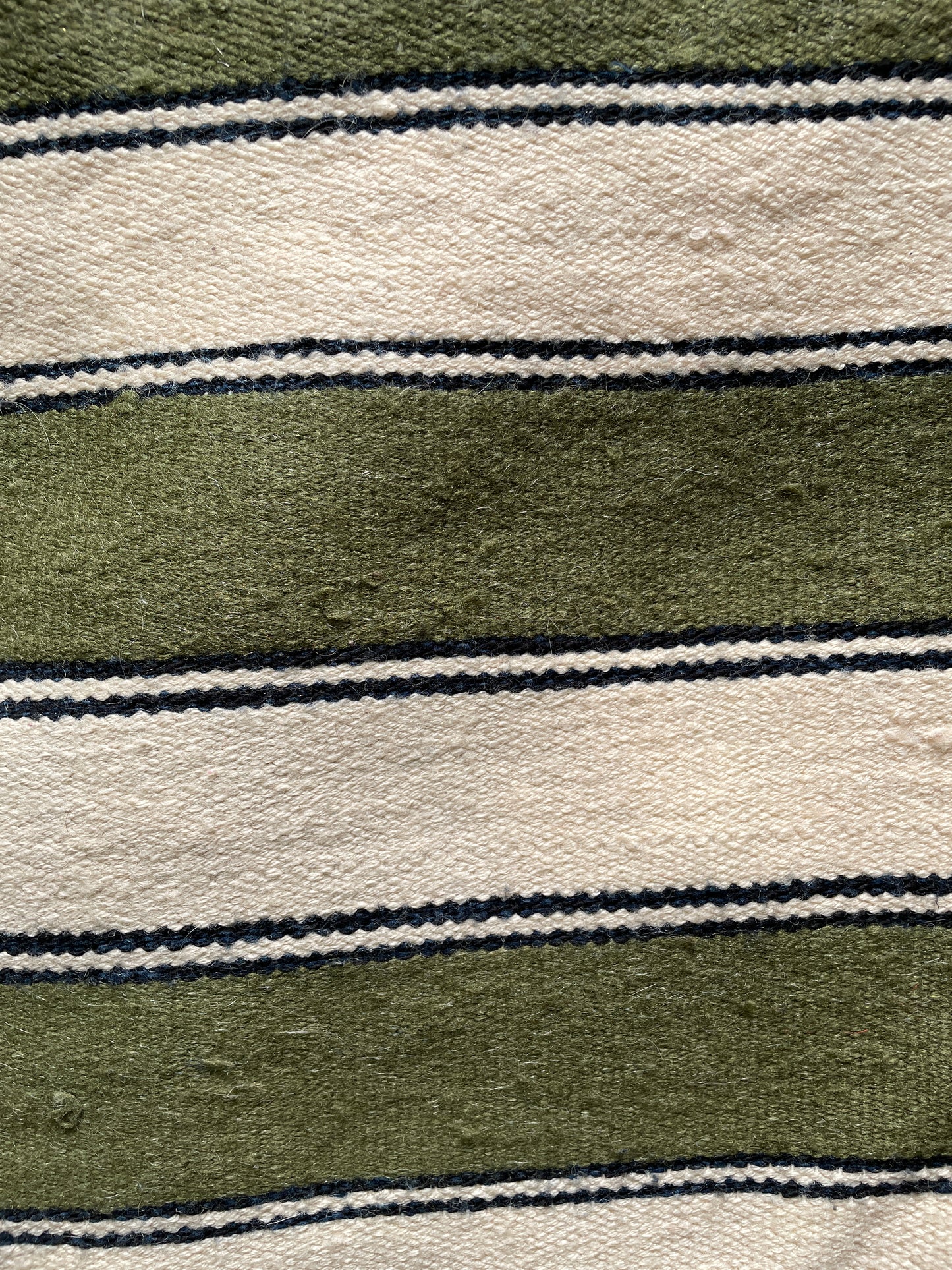 Green Striped Kilim