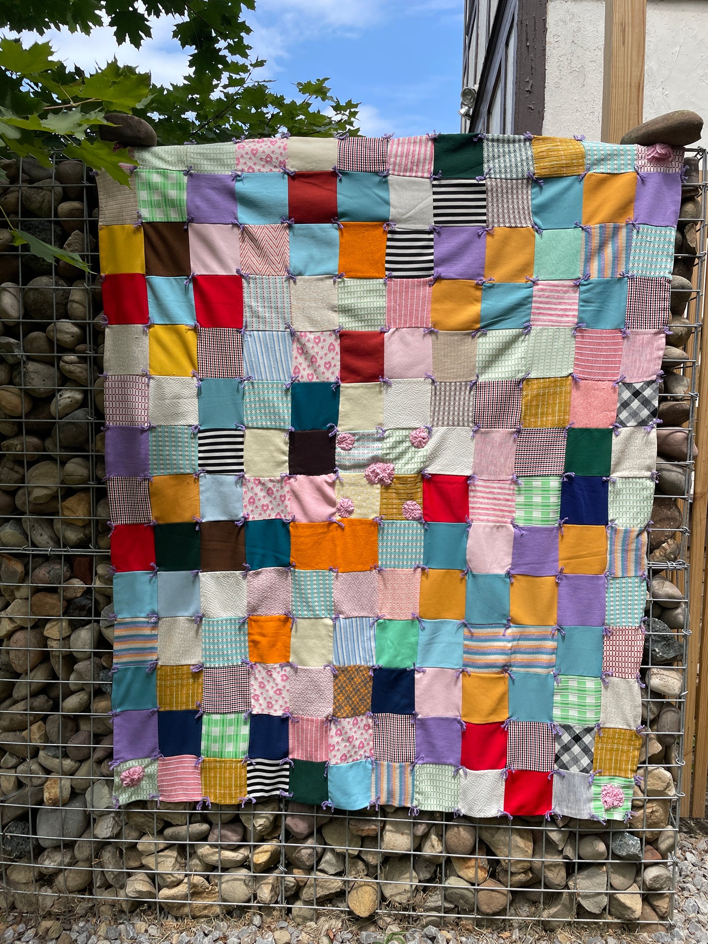 Mid-Century Block Quilt