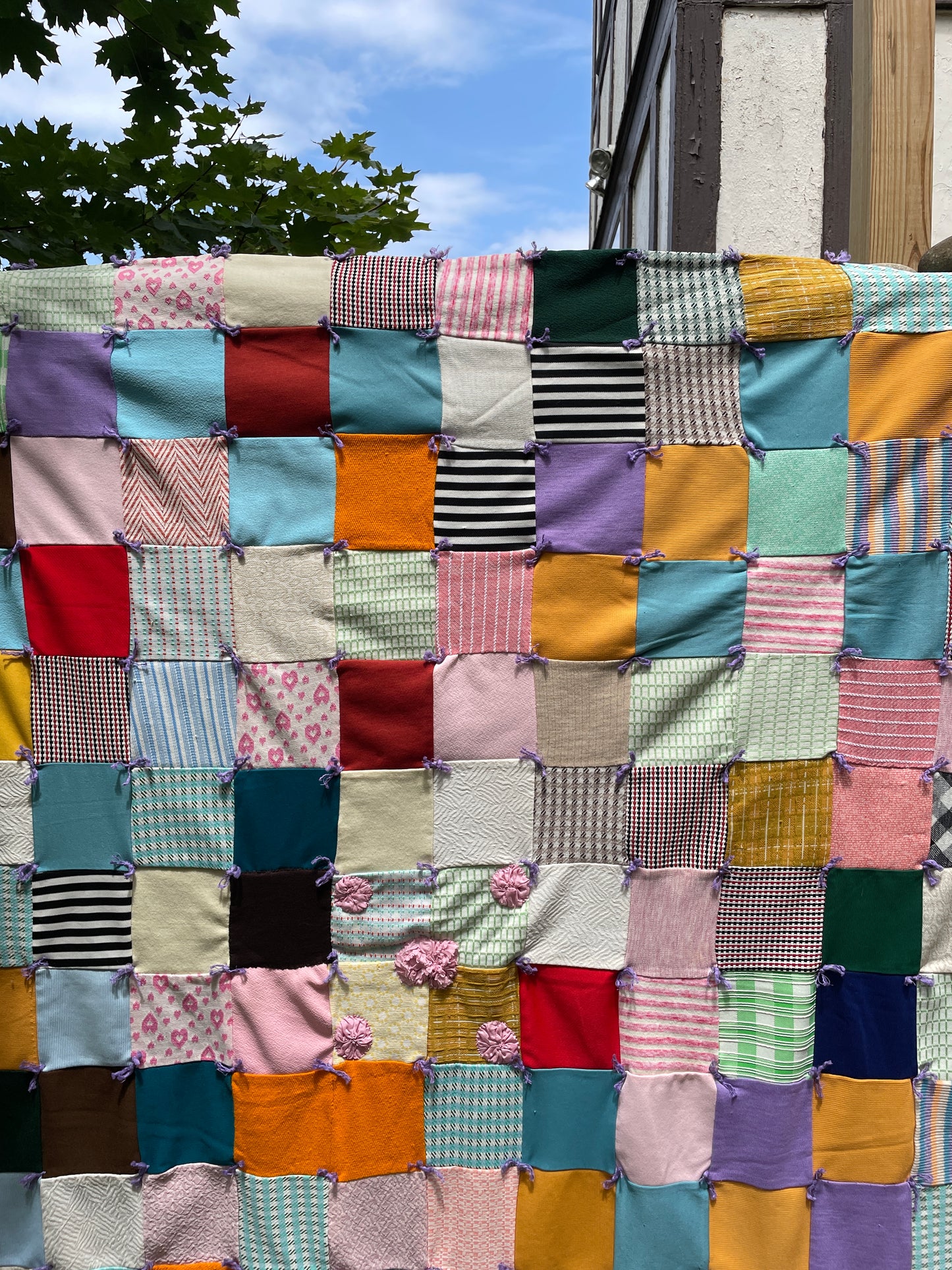 Mid-Century Block Quilt