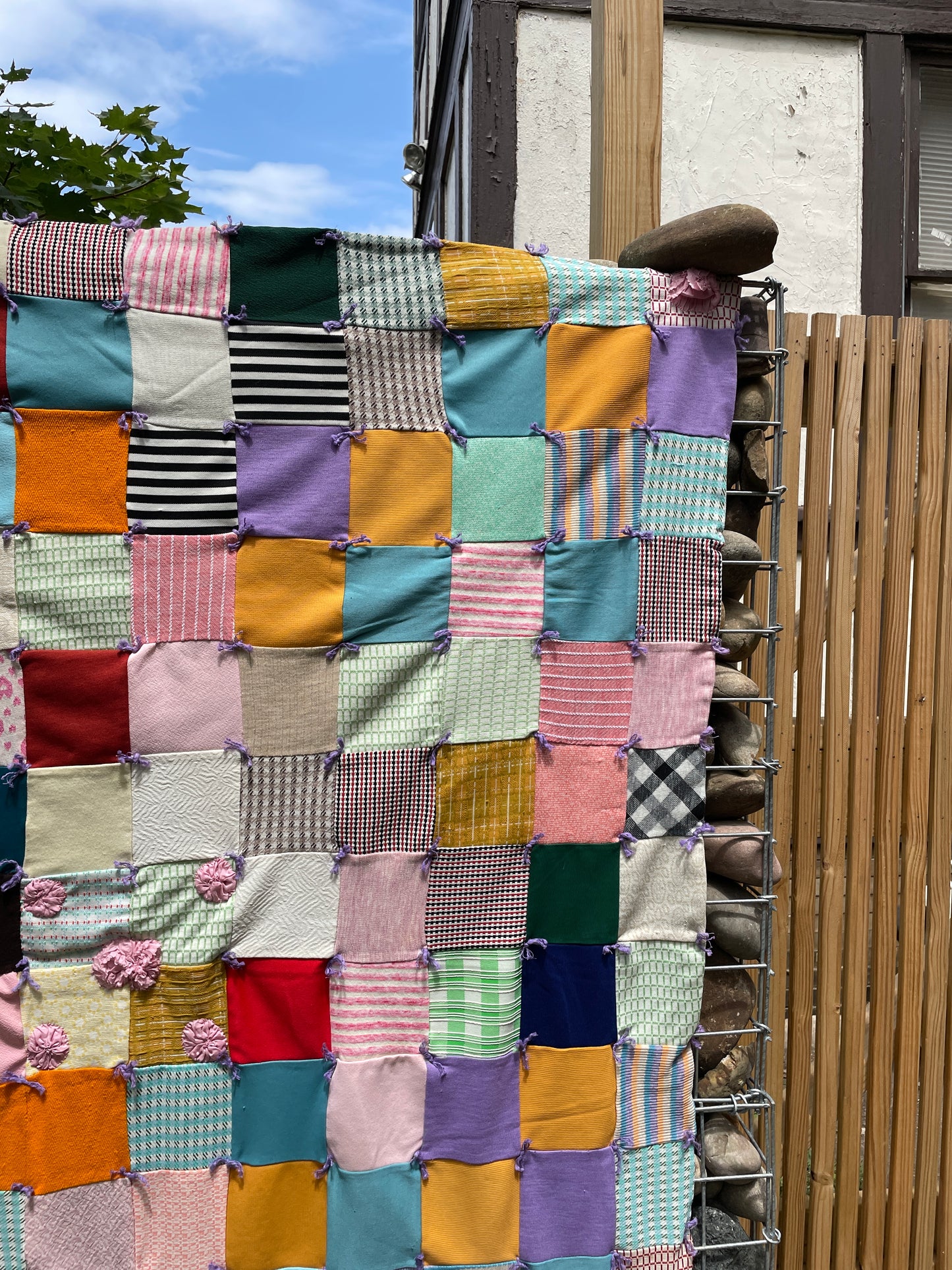 Mid-Century Block Quilt