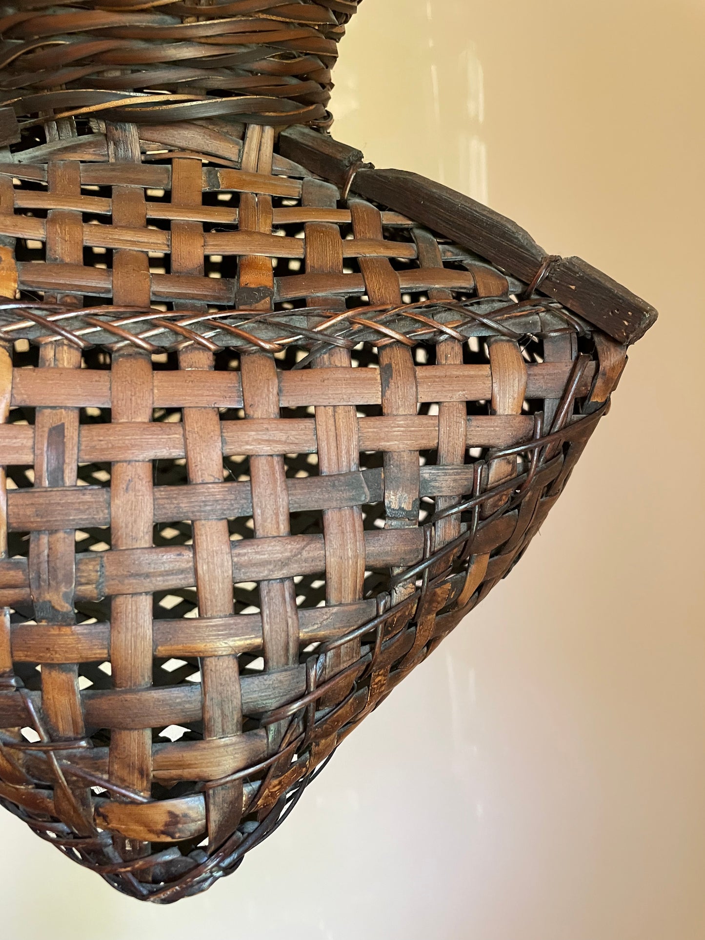 Rotated Square Cane Basket