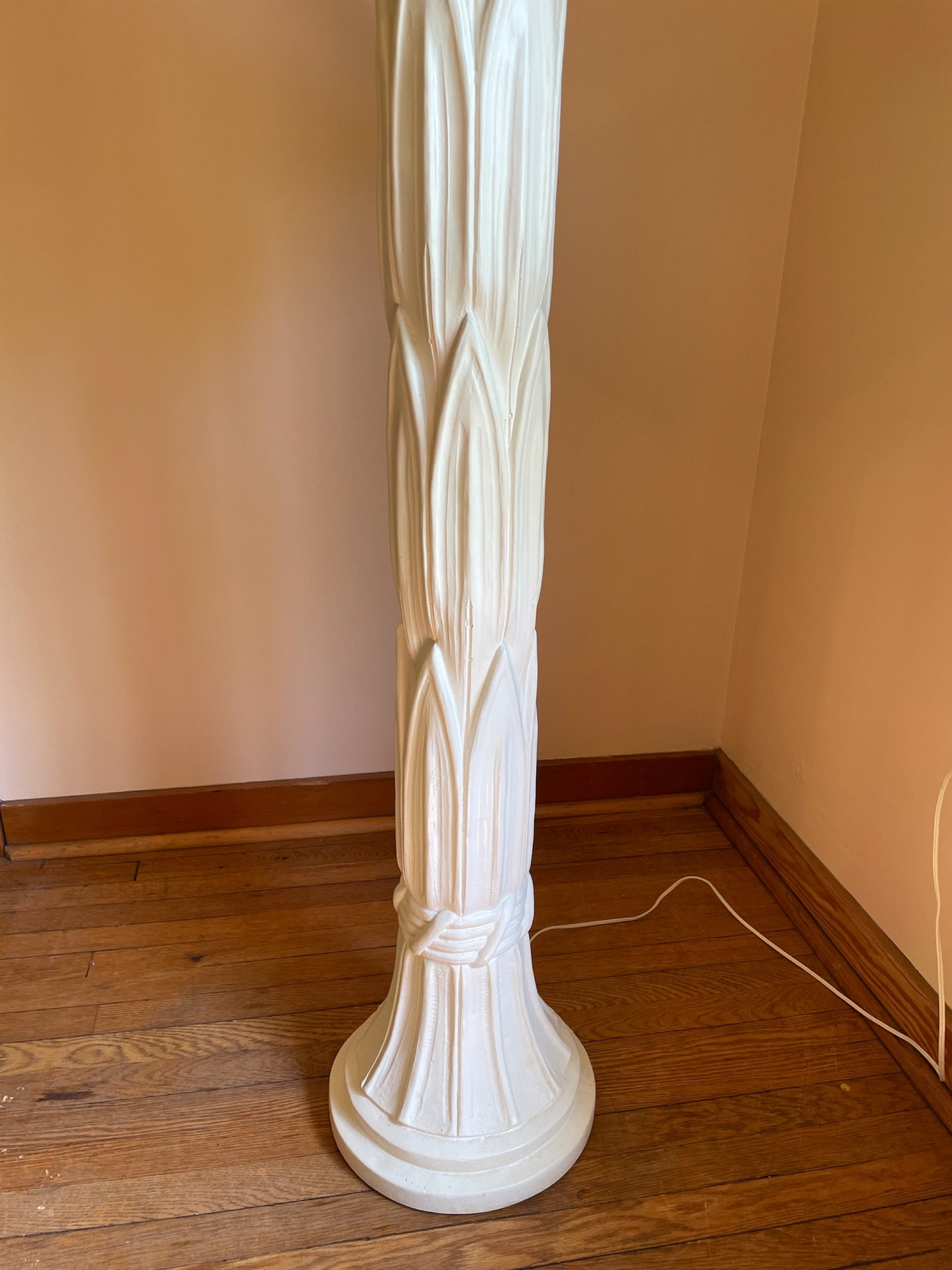 80's Plaster Floor Lamp