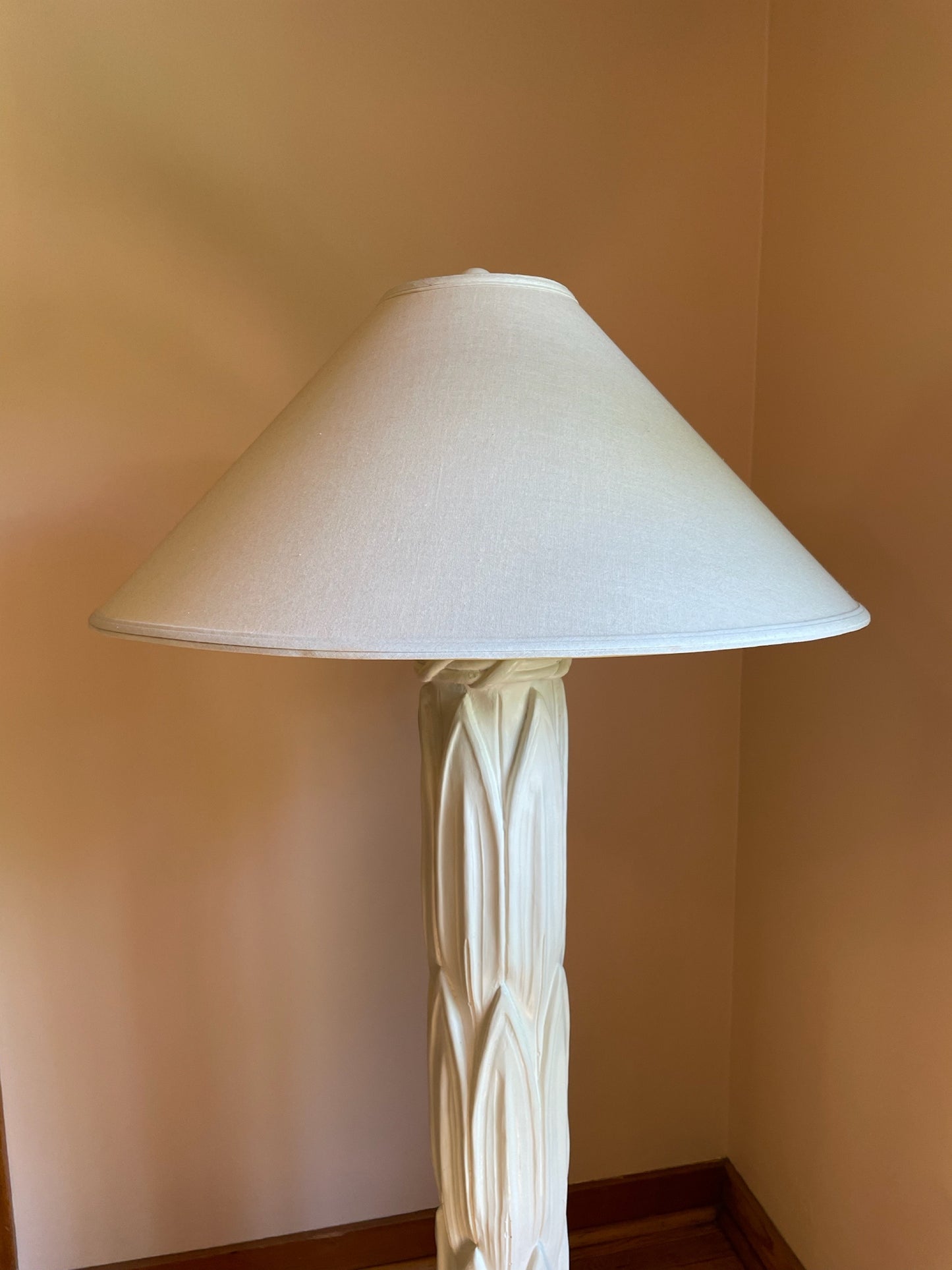 80's Plaster Floor Lamp