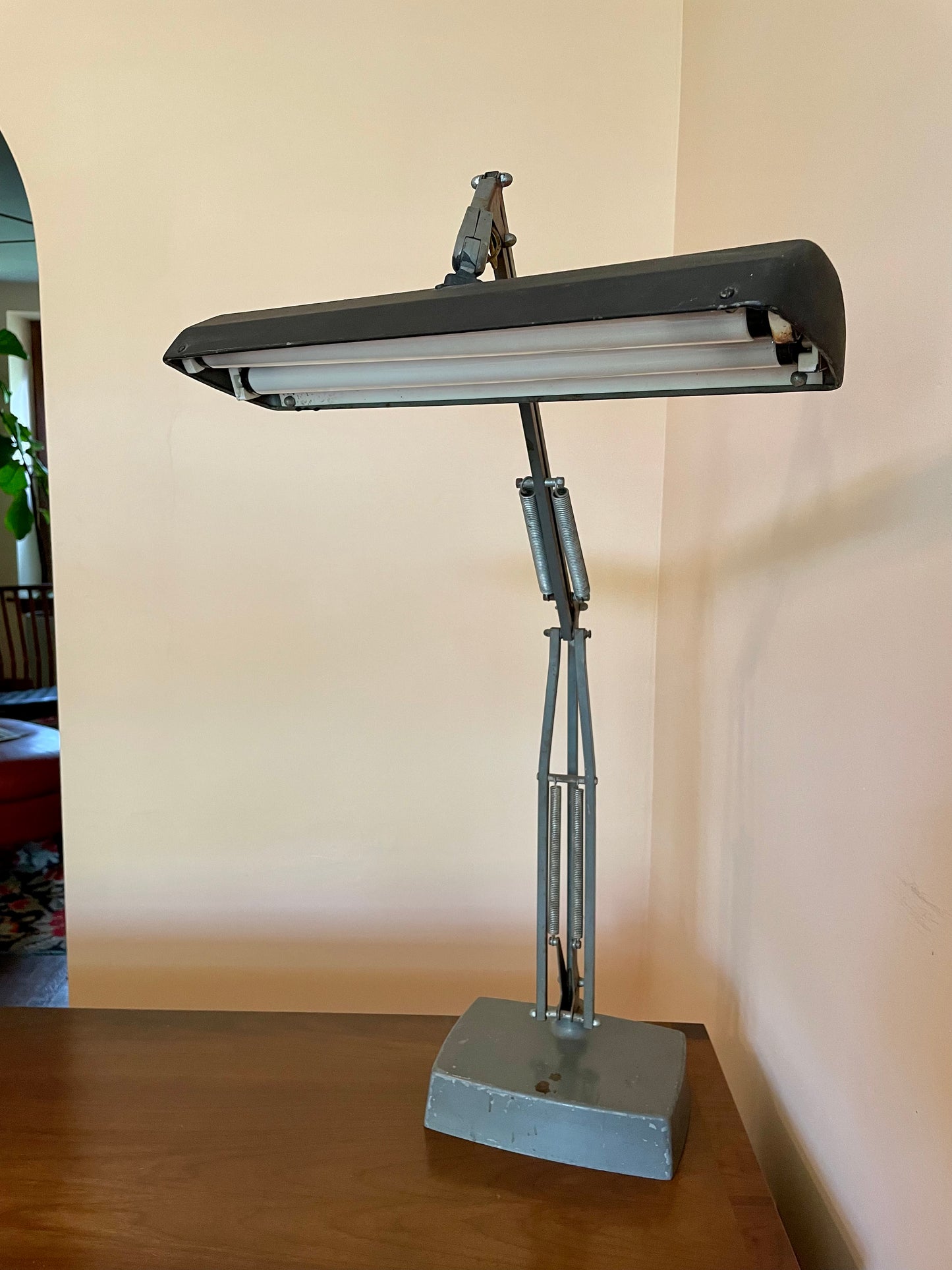 Industrial Adjustable Deck Lamp