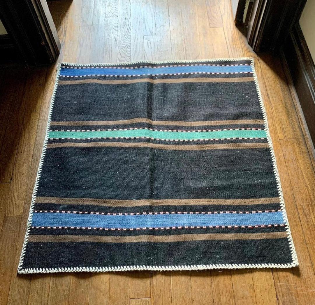 Simple Striped Turkish Kilim