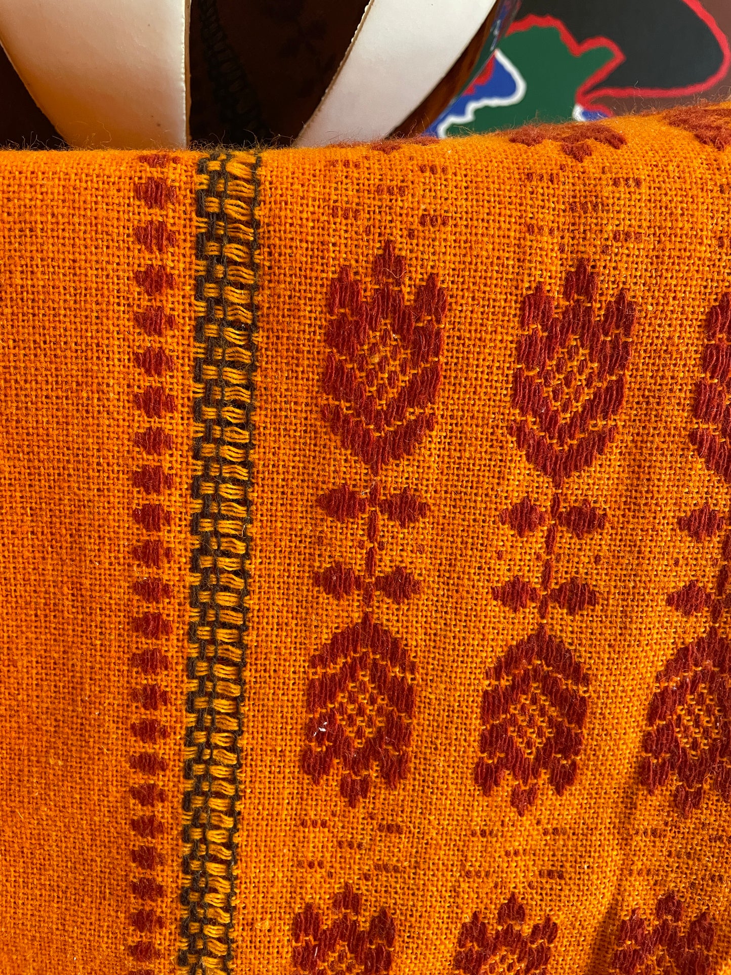 Large Orange Tablecloth