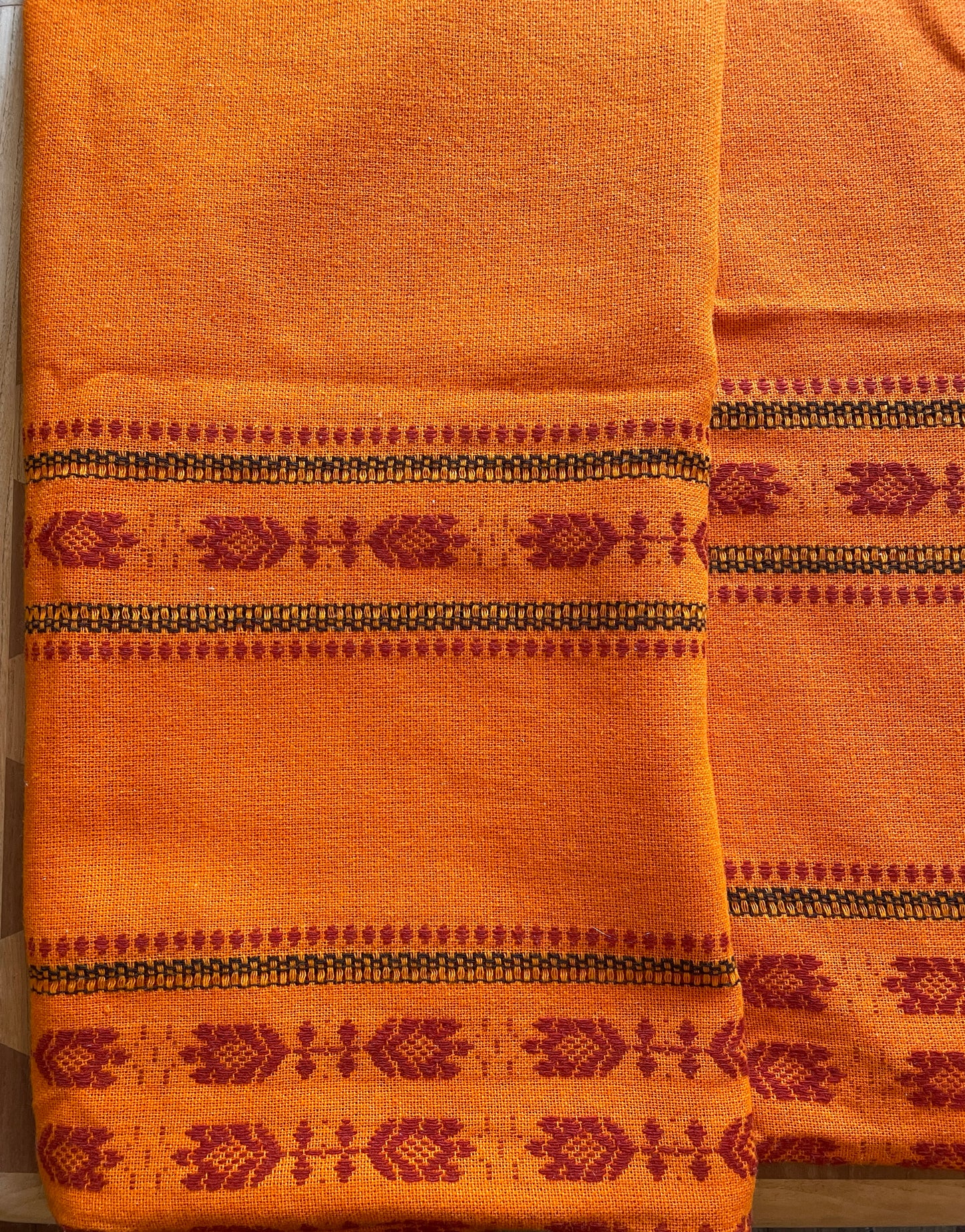 Large Orange Tablecloth