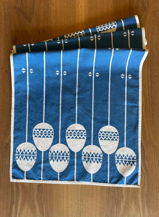 Blue Easter Tea Towel