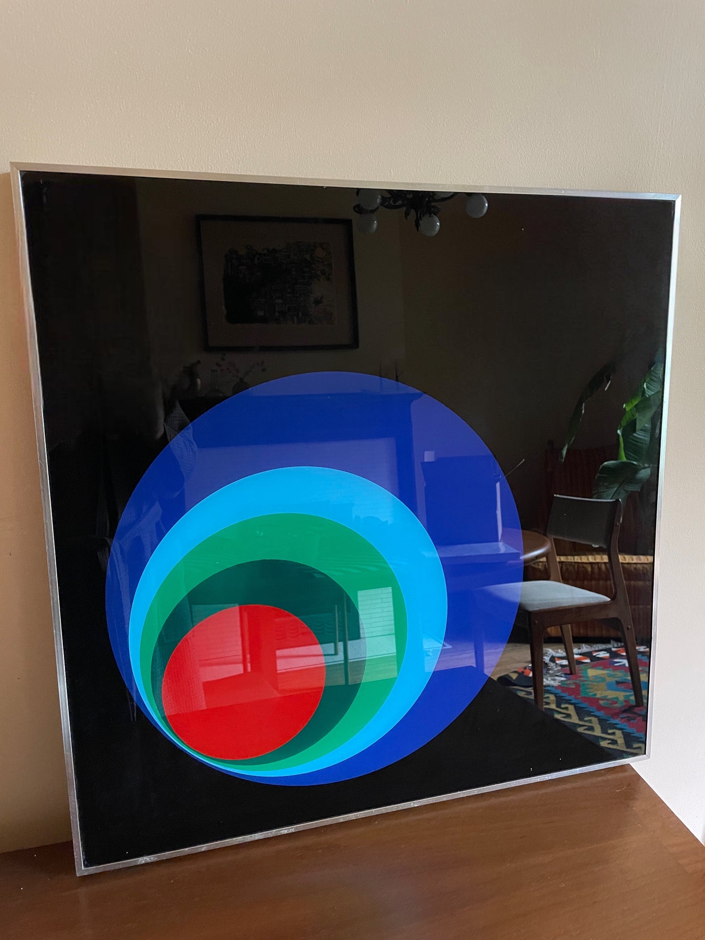 Framed Graphic Op Art