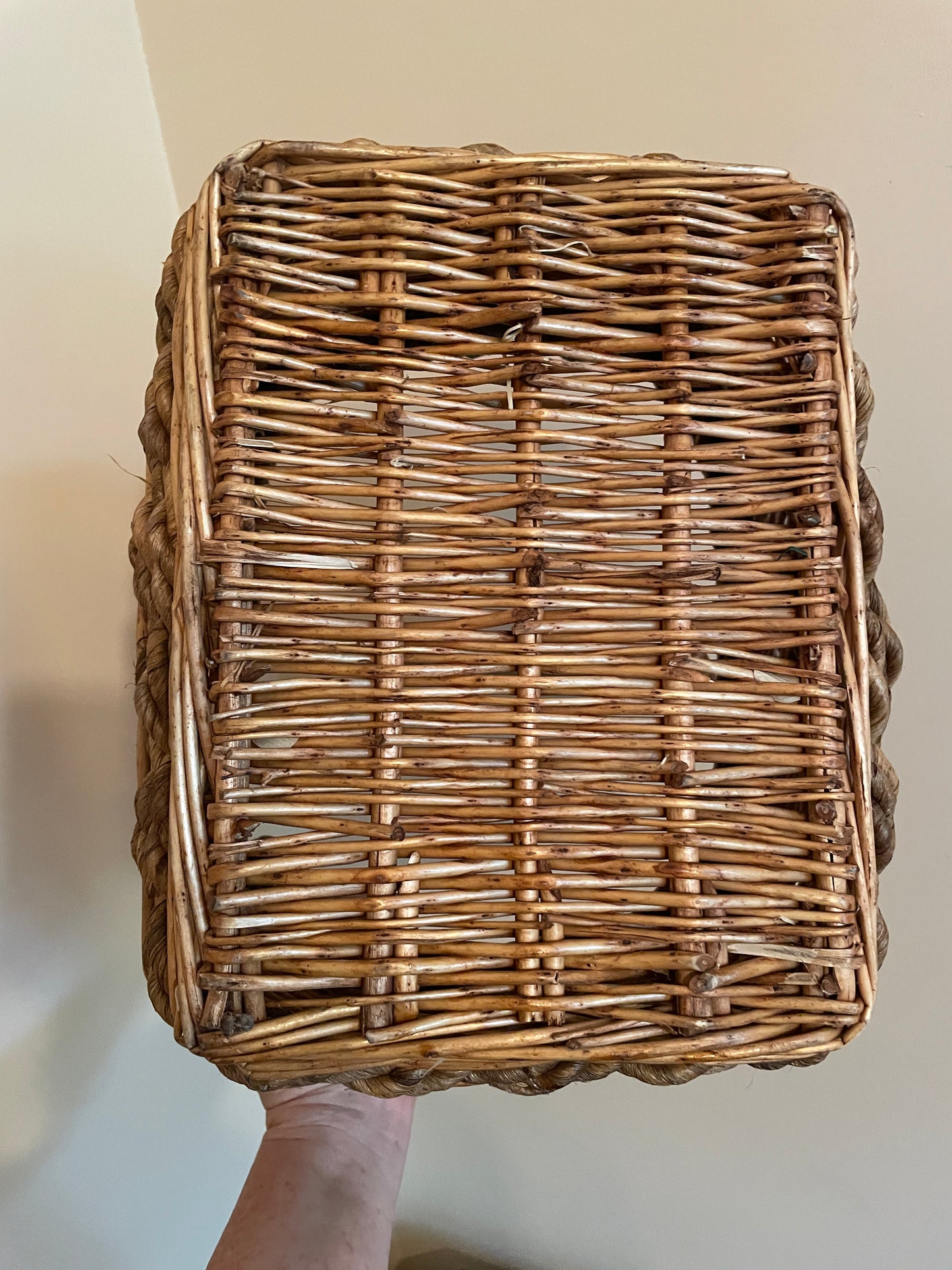 Handled Basket of Mixed Materials