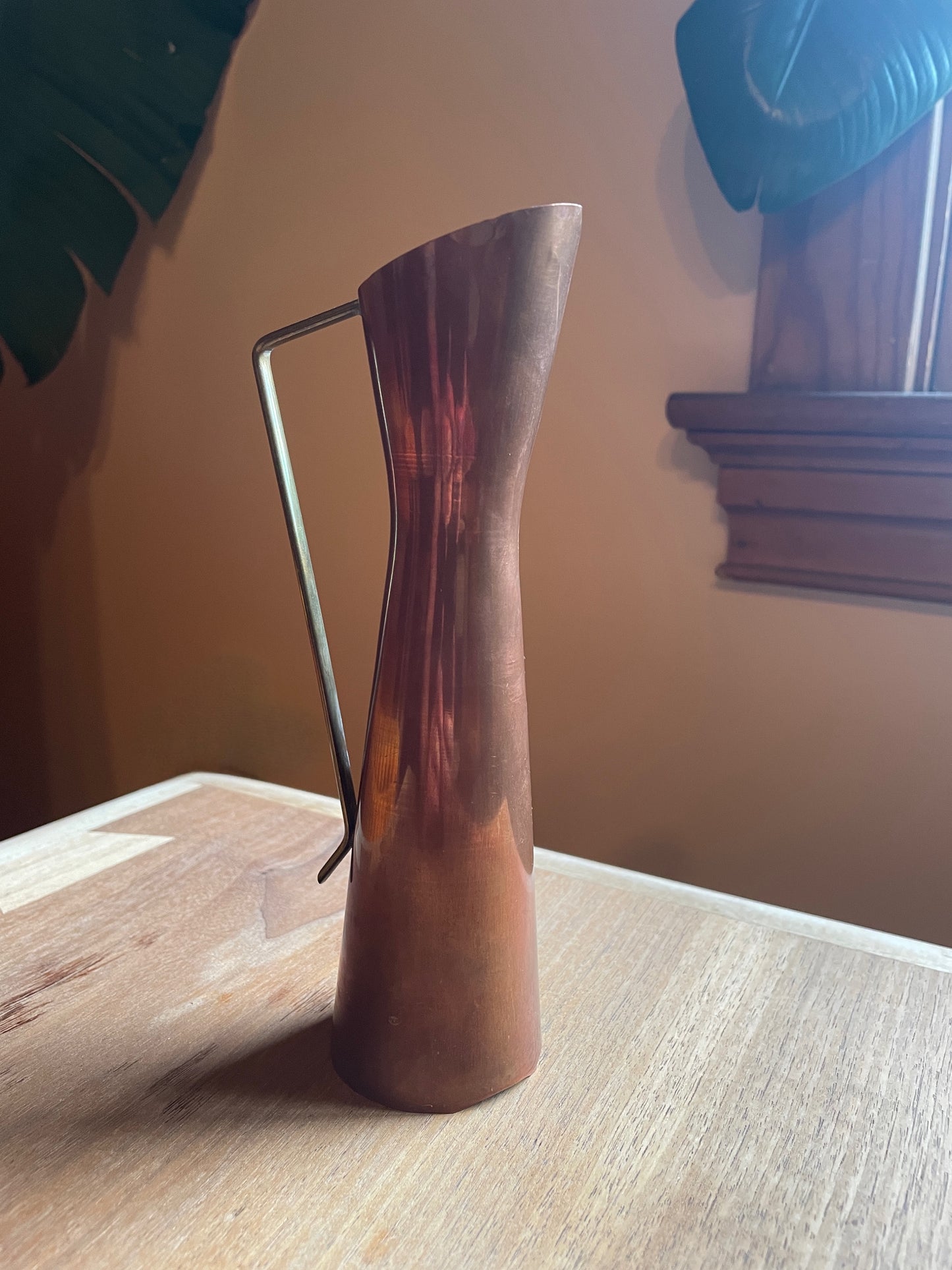 Tiny Midcentury Copper Pitcher