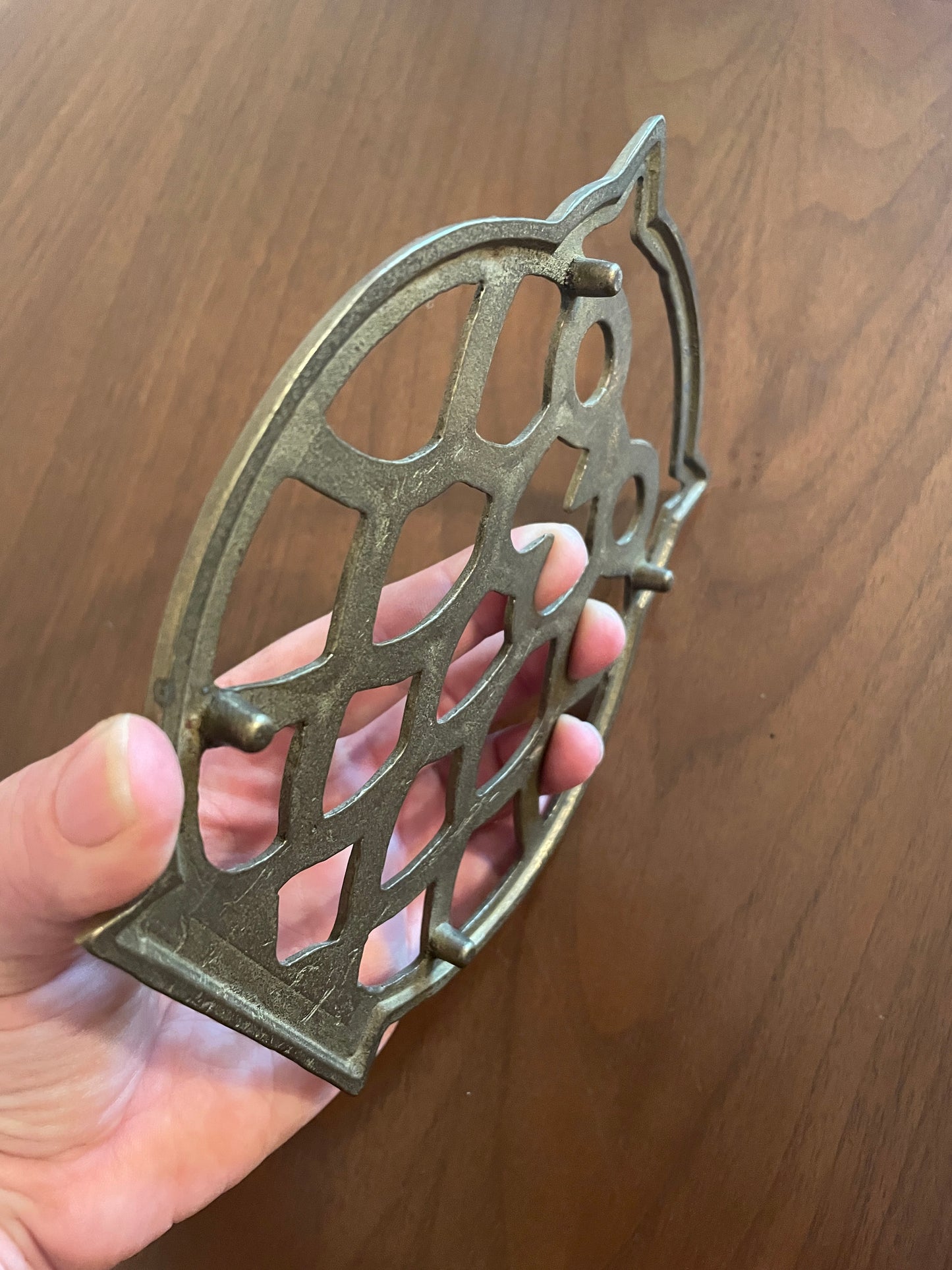 Brass Owl Trivet